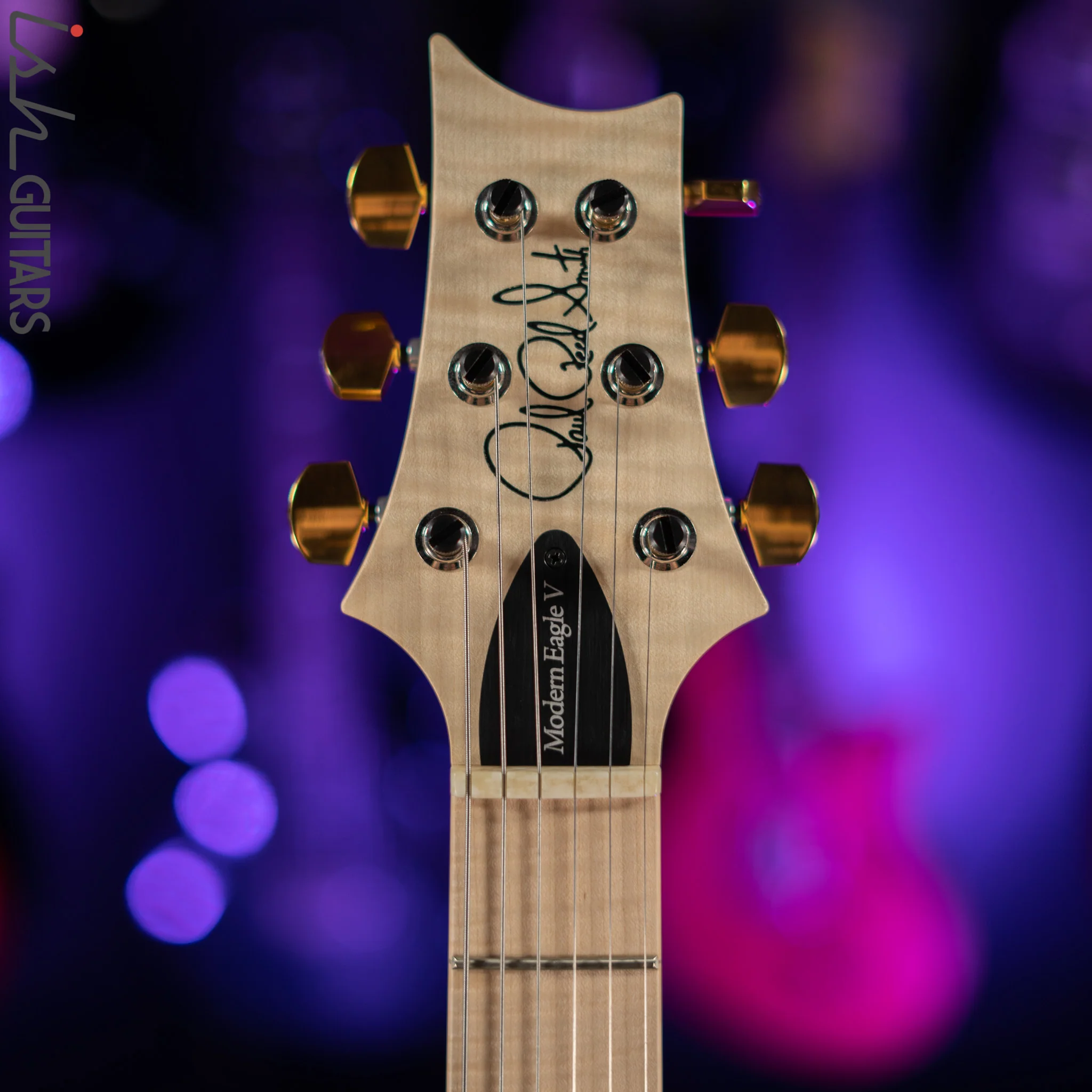 PRS Wood Library Modern Eagle V Gold Top Satin - Image 6
