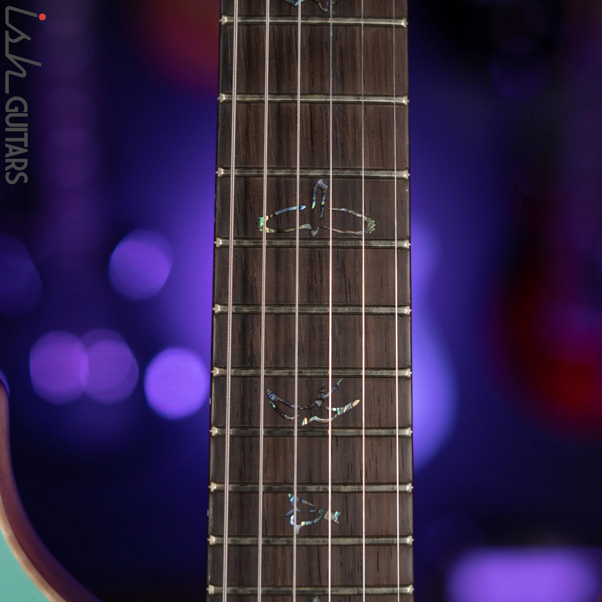 PRS Wood Library Modern Eagle V Opaque Seafoam Green Satin Brazilian Rosewood - Image 5