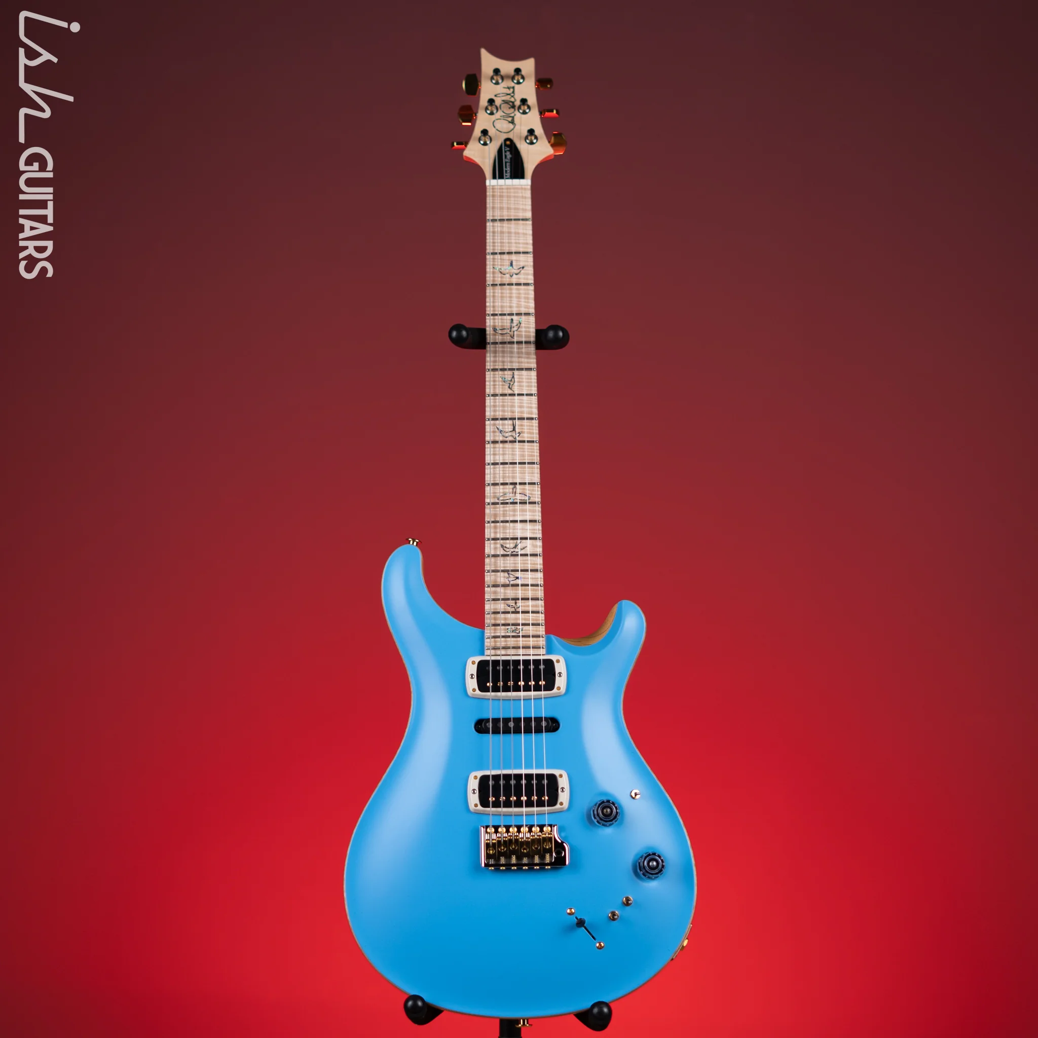 PRS Wood Library Modern Eagle V Satin Powder Blue - Image 2