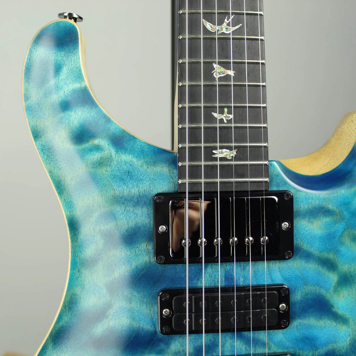 2019 PRS Wood Library Special 22 Aquabluex Satin - Image 3