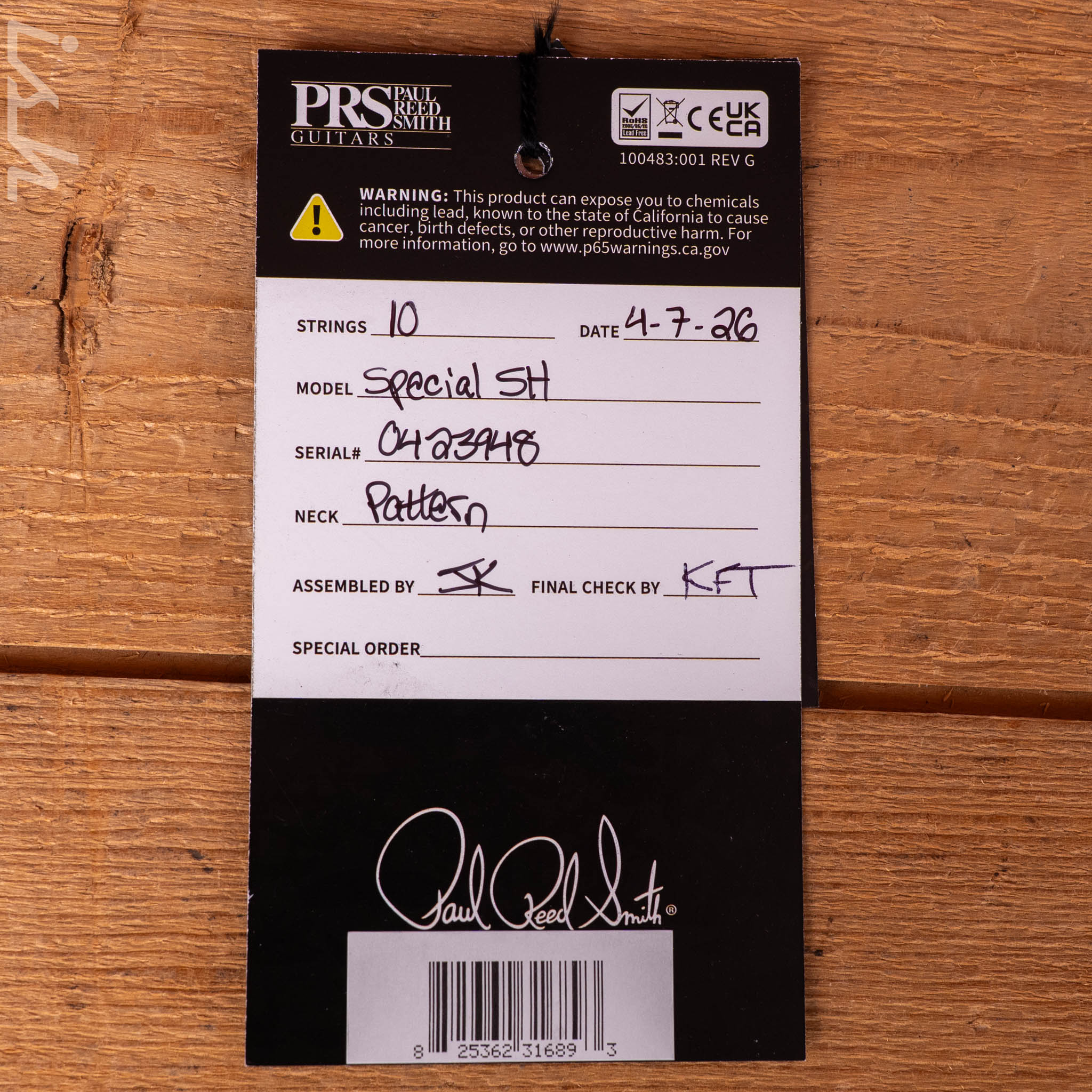 PRS Wood Library Special Semi-Hollow 10-Top Quilt Aquableux Custom Color - Image 14