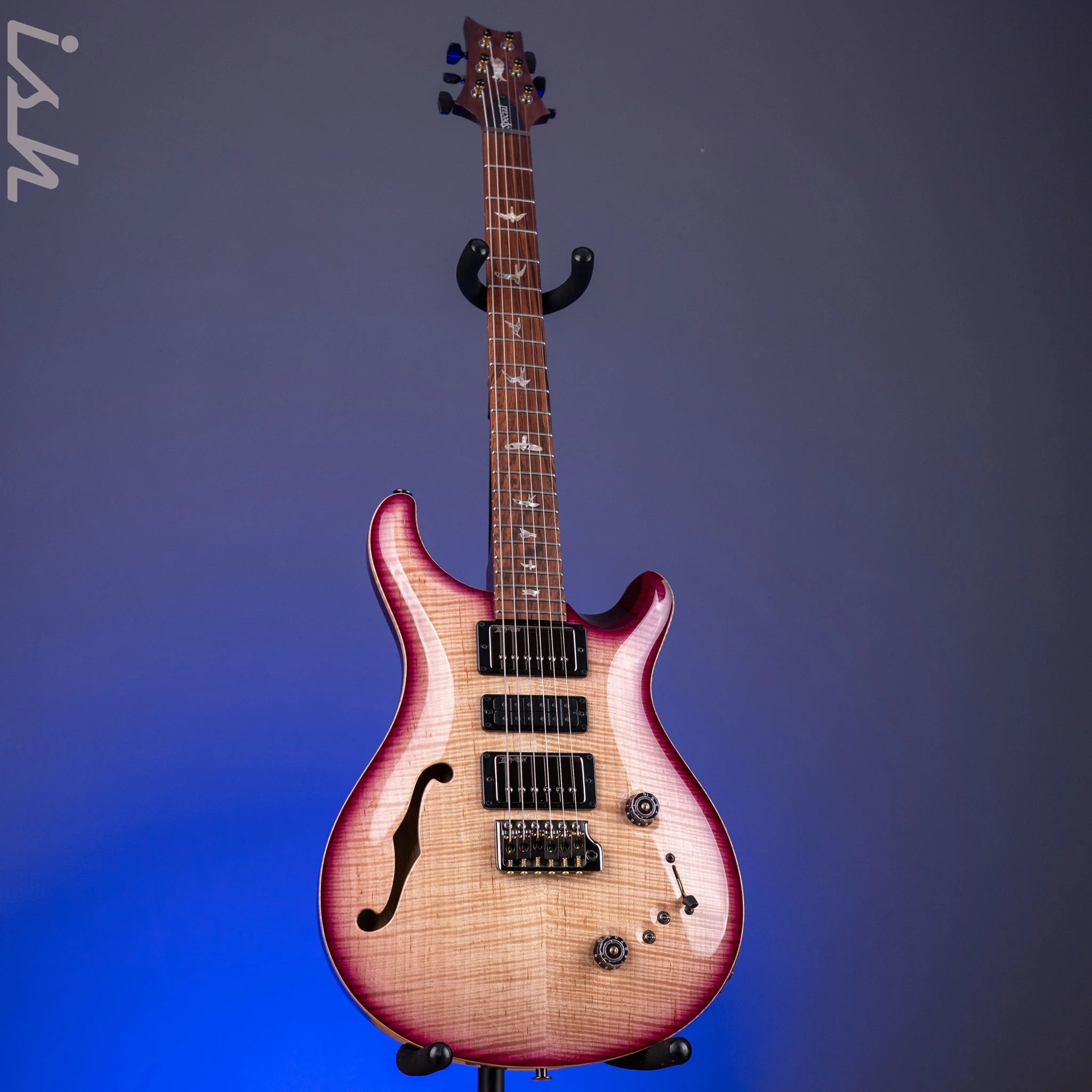 PRS Wood Library Special Semi Hollow Flame Maple Artist Top Custom Color - Image 2