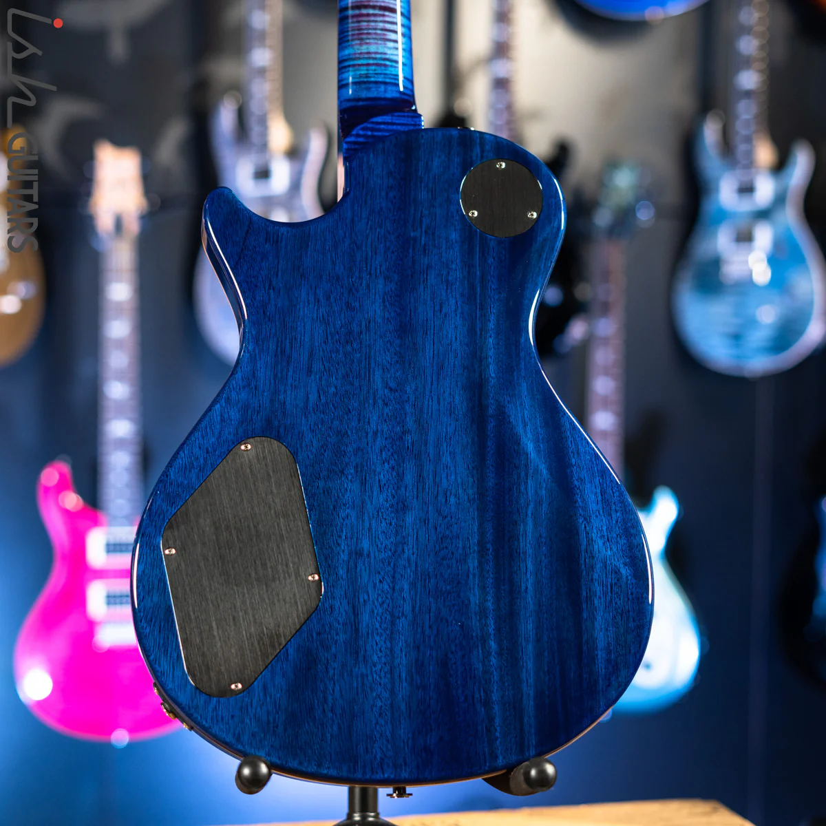 PRS Wood Library Tremonti Stoptail Violet Blue Burst 10 Top Quilt - Image 9