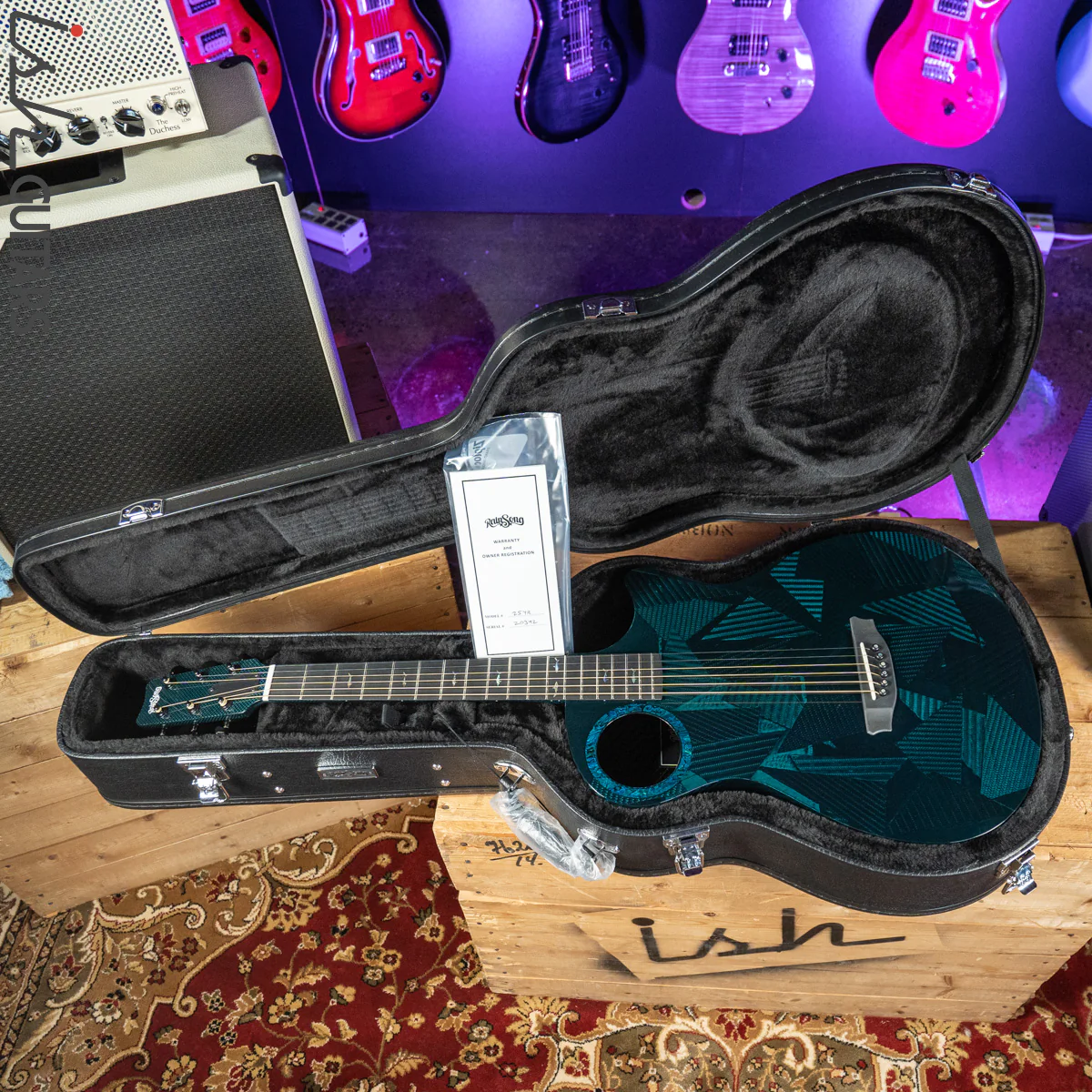 RainSong 25th Anniversary Black Ice Acoustic Guitar - Image 13