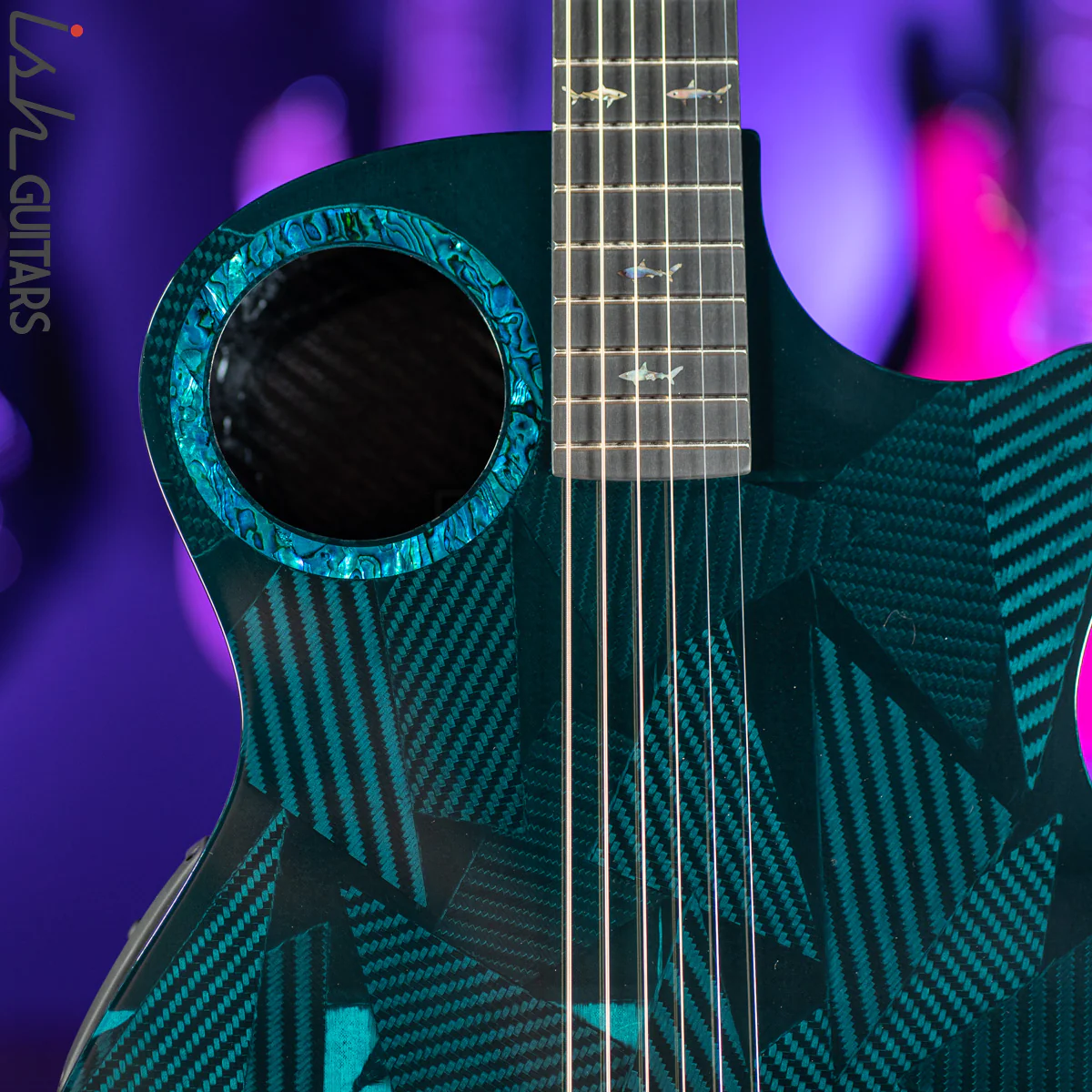 RainSong 25th Anniversary Black Ice Acoustic Guitar - Image 3