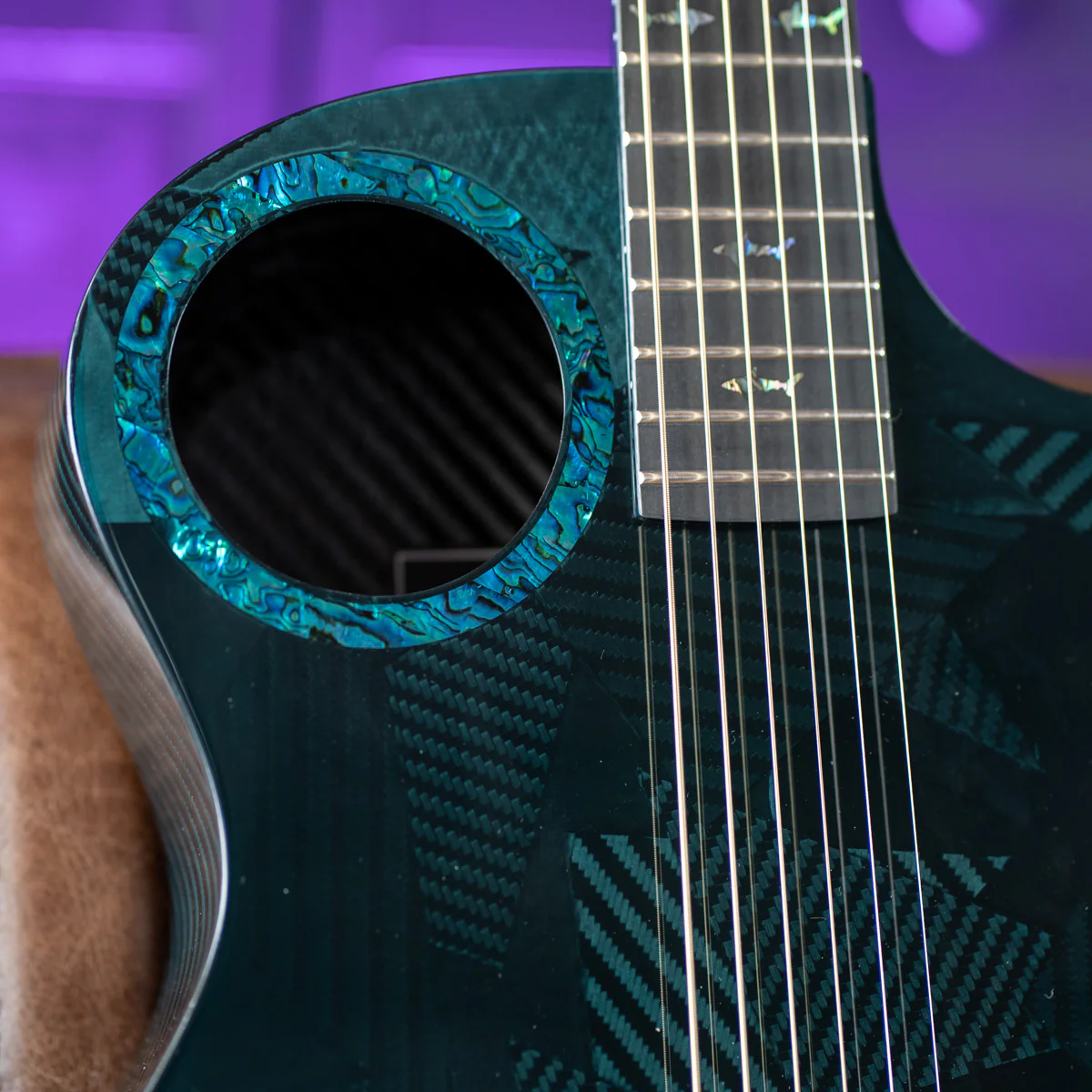 RainSong 25th Anniversary Black Ice Acoustic Guitar - Image 3
