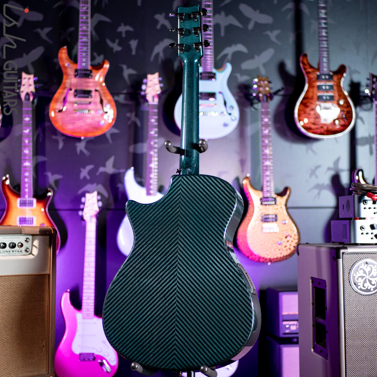 RainSong 25th Anniversary Black Ice Acoustic Guitar - Image 8