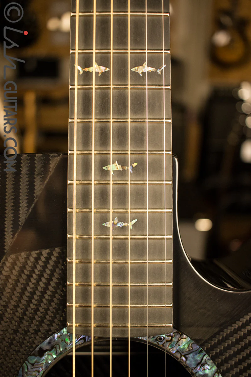 Rainsong BI-WS1000N2 Black Ice Carbon Fiber Composite Acoustic Guitar - Image 5