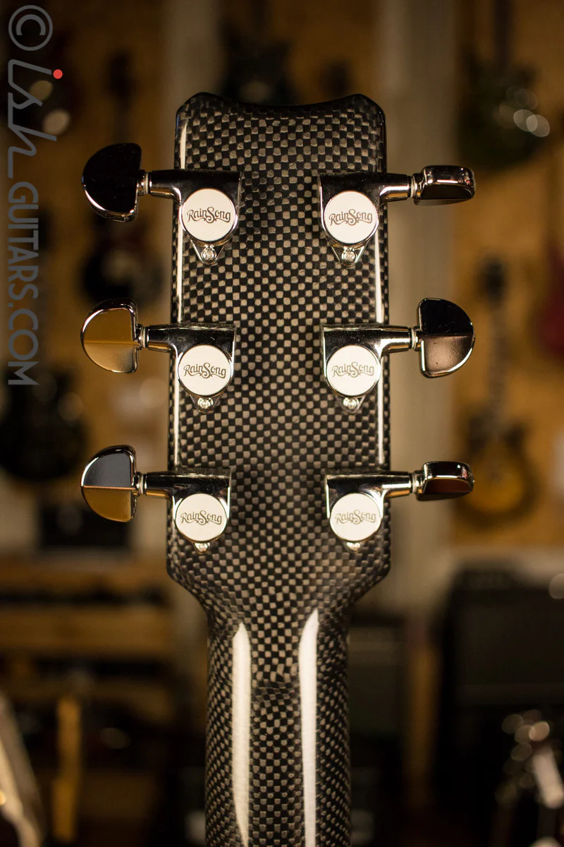 Rainsong BI-WS1000N2 Black Ice Carbon Fiber Composite Acoustic Guitar - Image 7