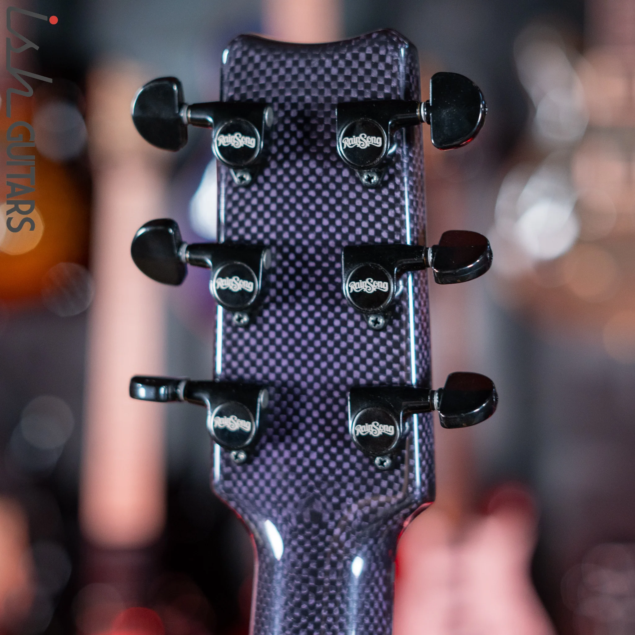 RainSong BI-WS1000N2C Black Ice Acoustic Guitar Ish Exclusive Plum Purple - Image 10