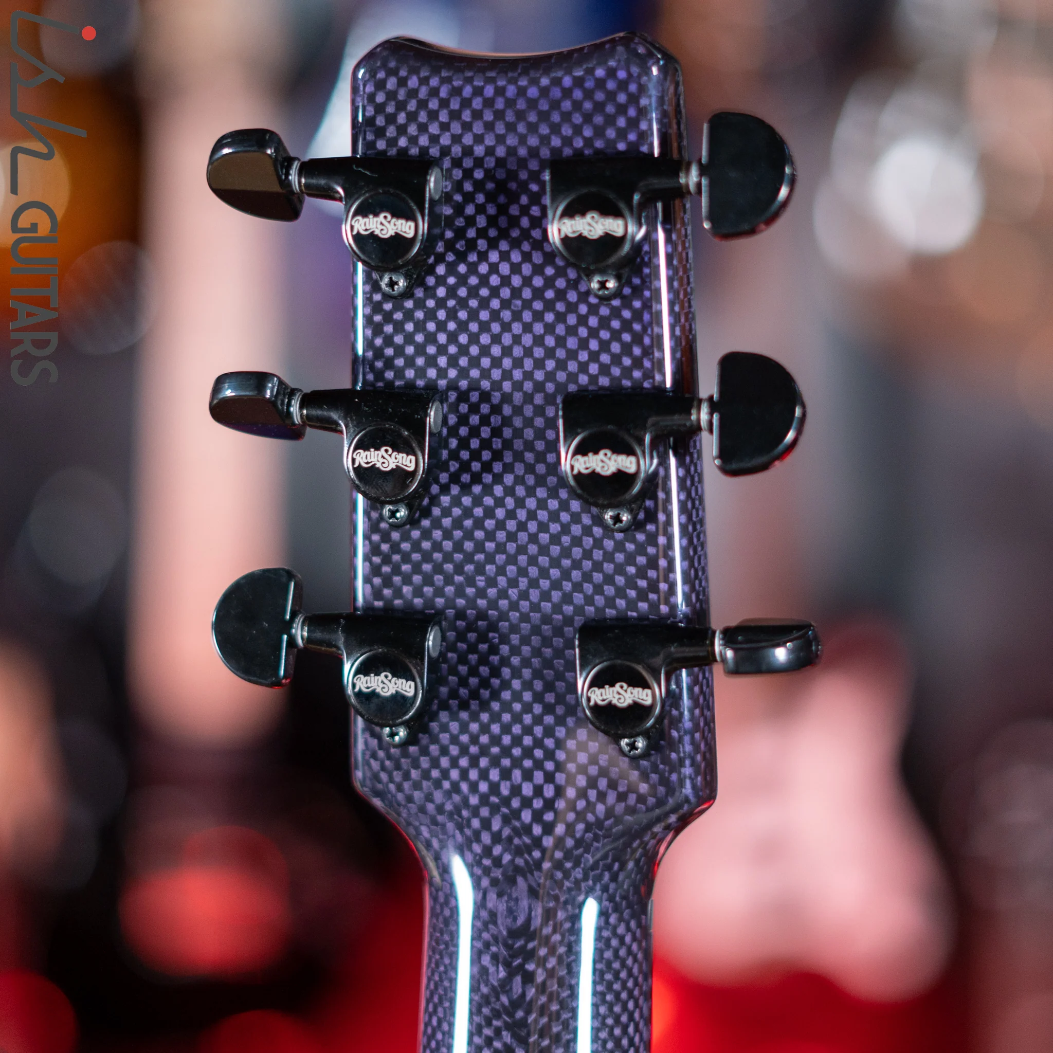 RainSong BI-WS1000N2C Black Ice Acoustic Guitar Ish Exclusive Plum Purple - Image 10