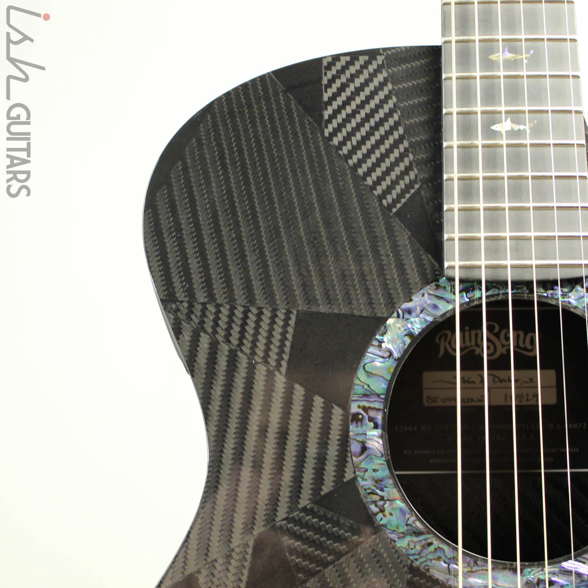 RainSong Black Ice BI-OM1000N2 Graphite Acoustic - Image 4