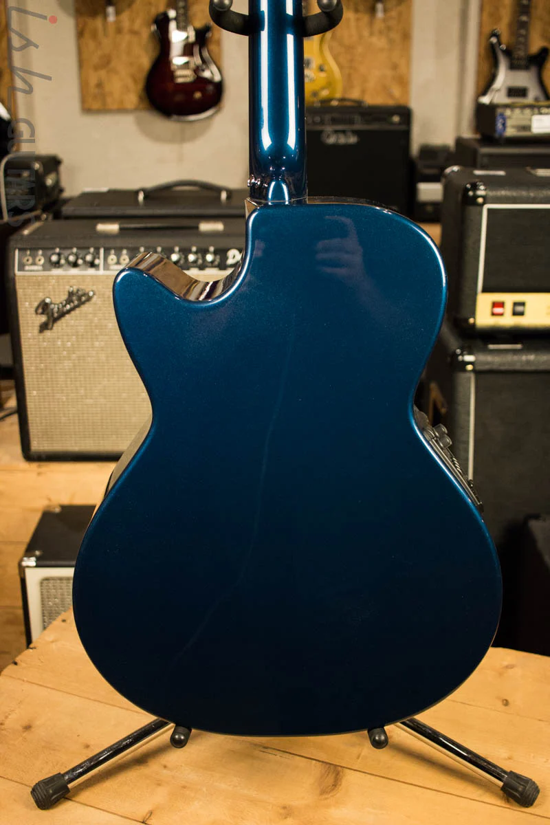 RainSong Co-WS1005NSM Concert Series Acoustic Electric Guitar Marine Blue - Image 7