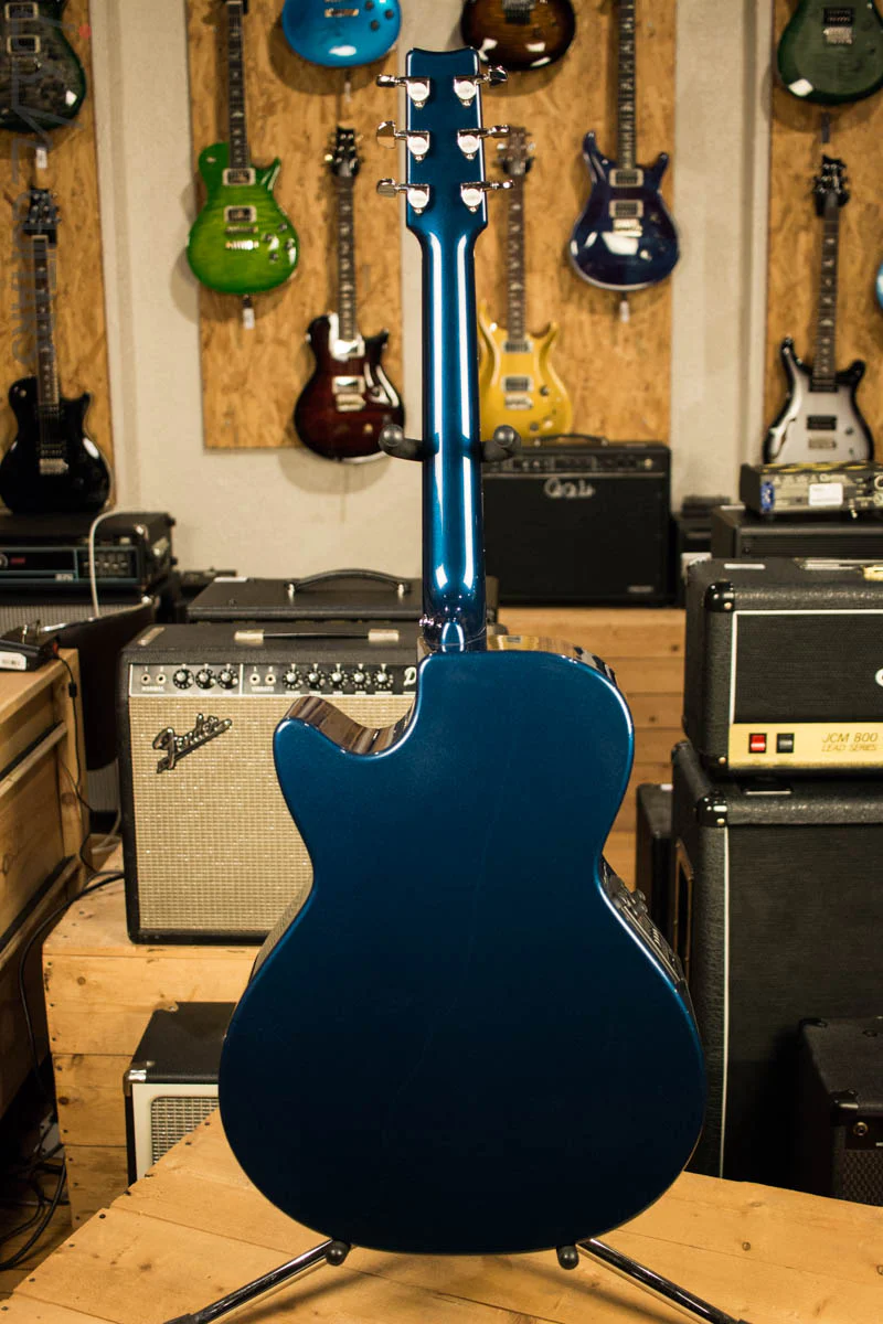 RainSong Co-WS1005NSM Concert Series Acoustic Electric Guitar Marine Blue - Image 8