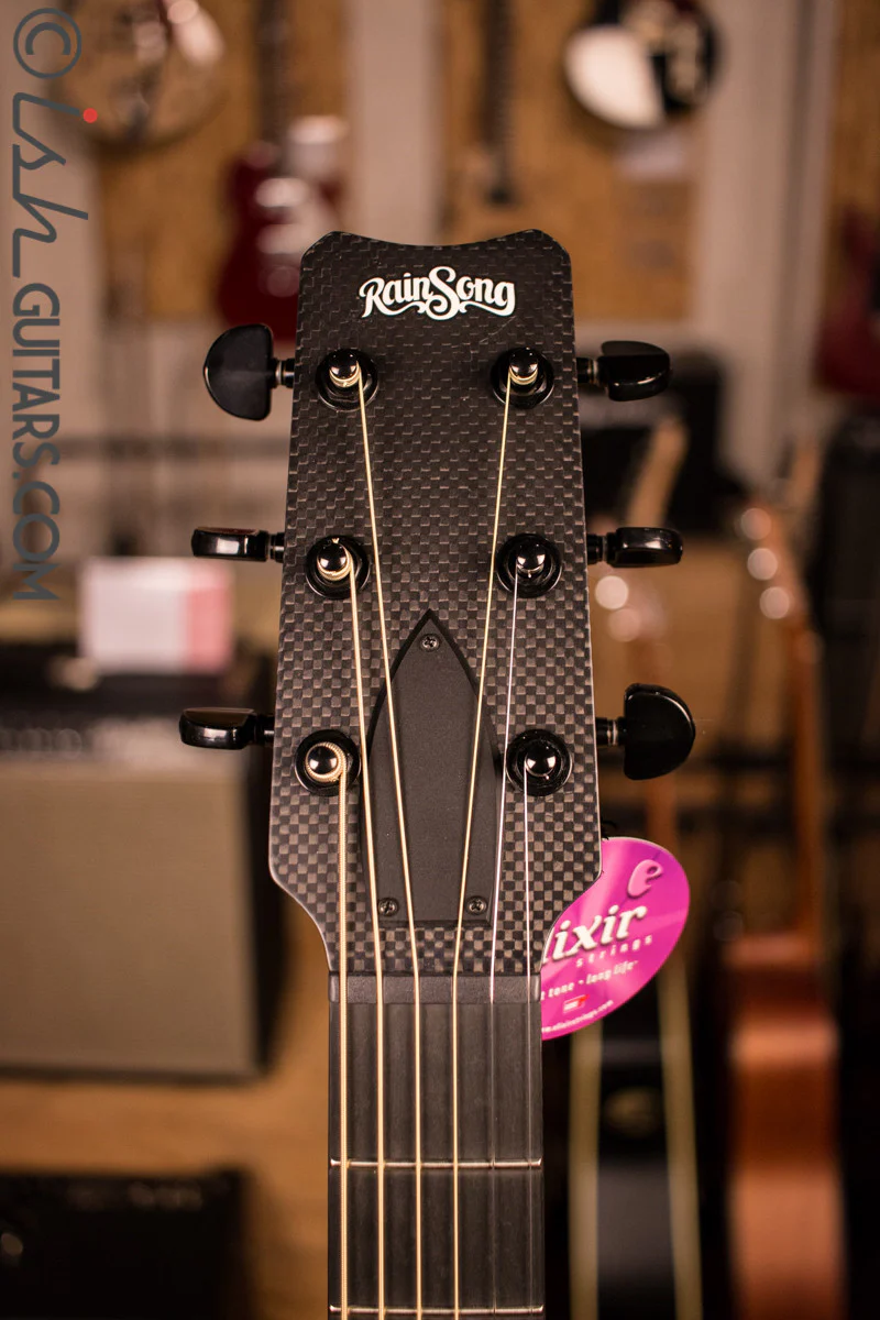 RainSong Concert Hybrid CH-PA Parlor Acoustic Carbon Fiber - Image 5