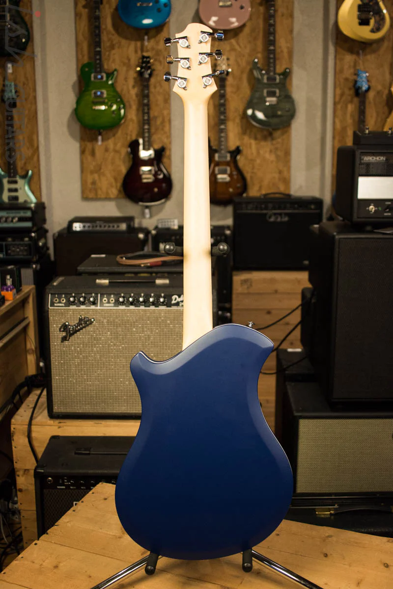 Relish Guitars Mary Aluminum Marine Blue Electric Guitar - Image 8
