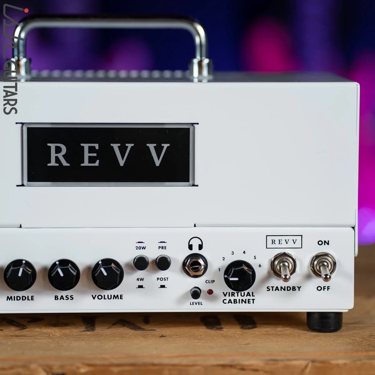 Revv D20 20/4-watt Tube Amp Head White - Image 3