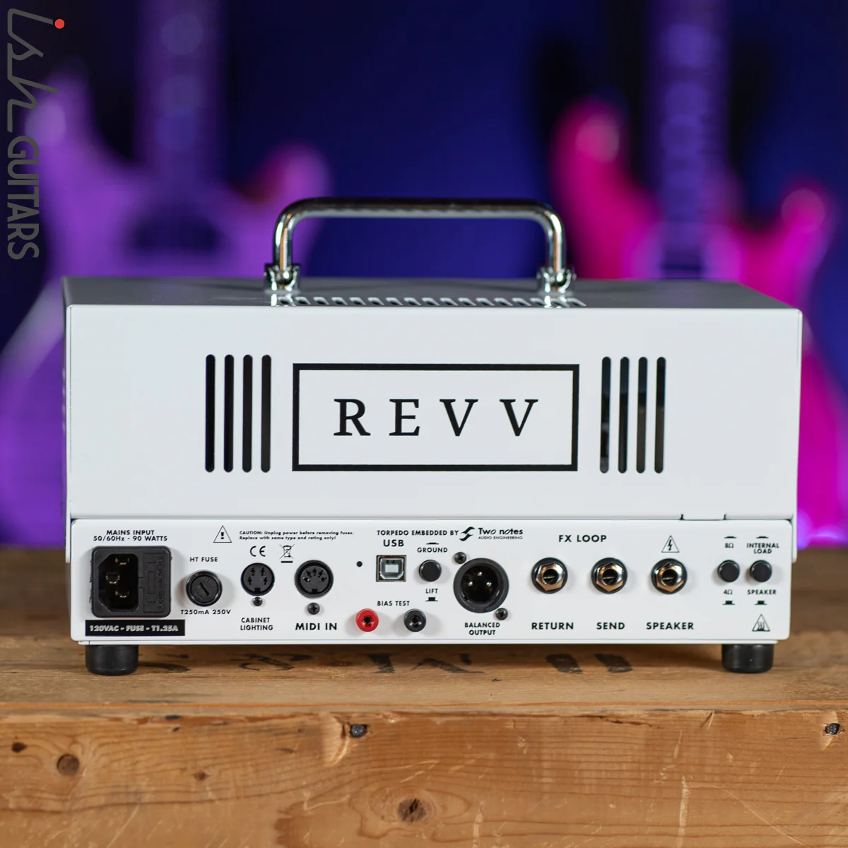 Revv D20 20/4-watt Tube Amp Head White - Image 4