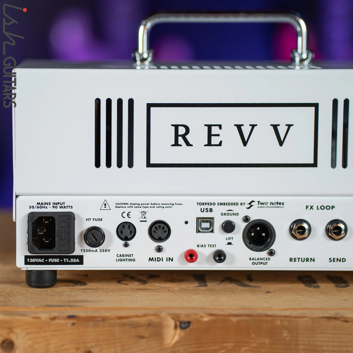 Revv D20 20/4-watt Tube Amp Head White - Image 5