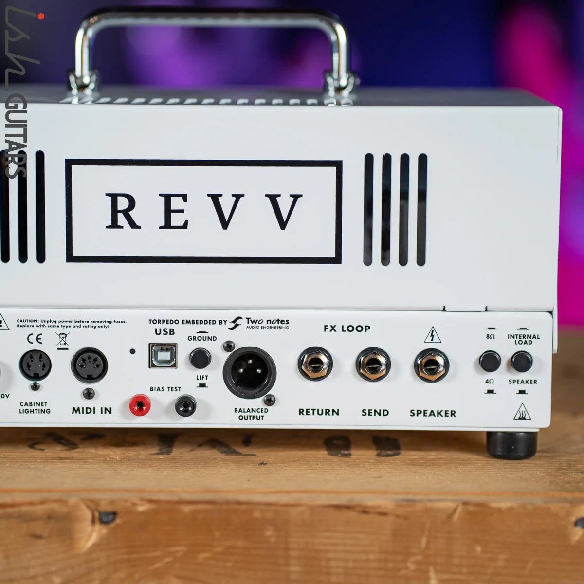 Revv D20 20/4-watt Tube Amp Head White - Image 6