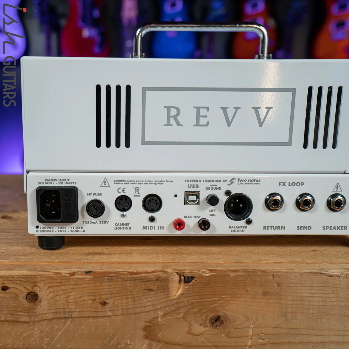 Revv D20 20/4-watt Tube Amp Head White - Image 6