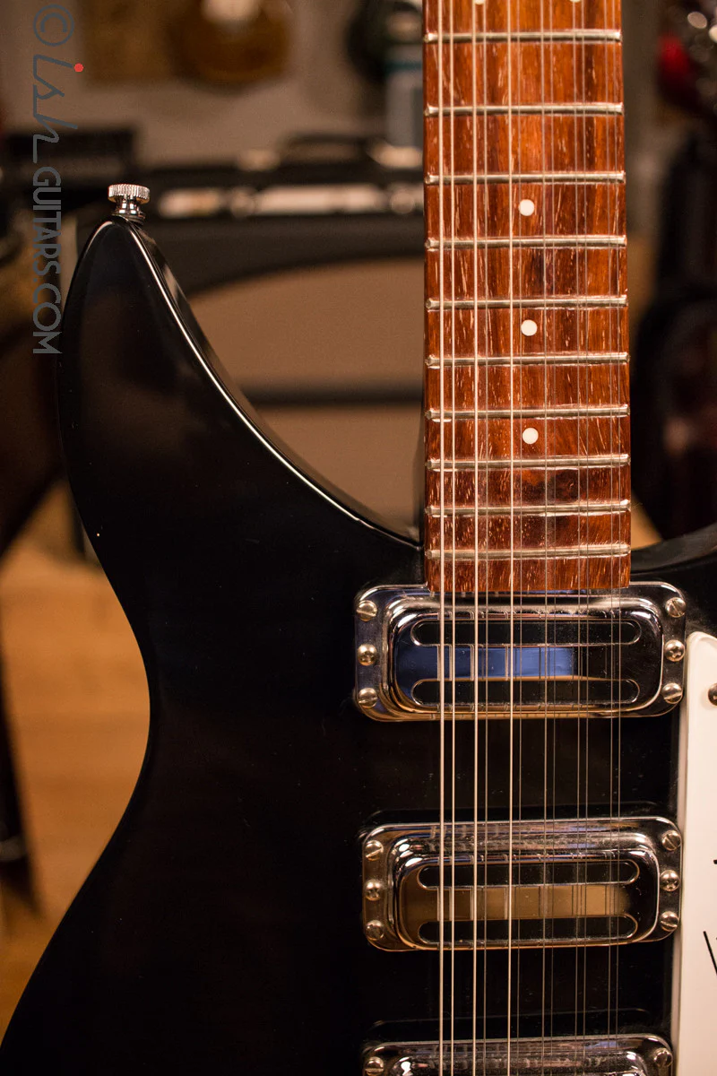 Rickenbacker 355 John Lennon Signature JL 355/12 String 325 Electric Guitar Black 1991 - Image 3