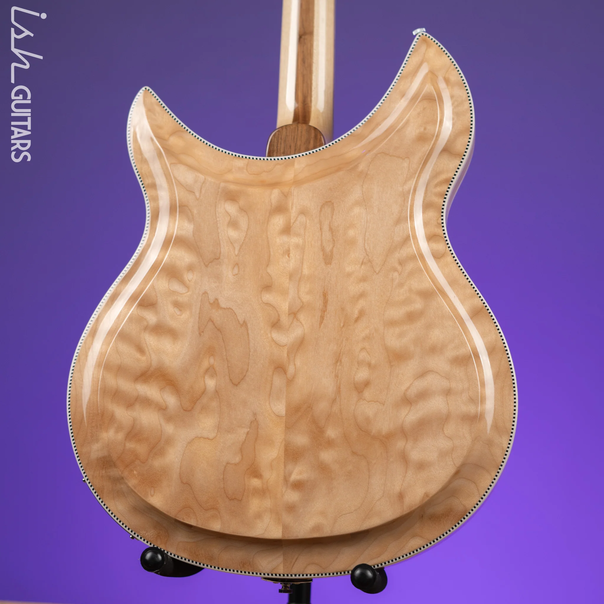 1996 Rickenbacker 381/12 V69 12-String Electric Guitar Natural - Image 11