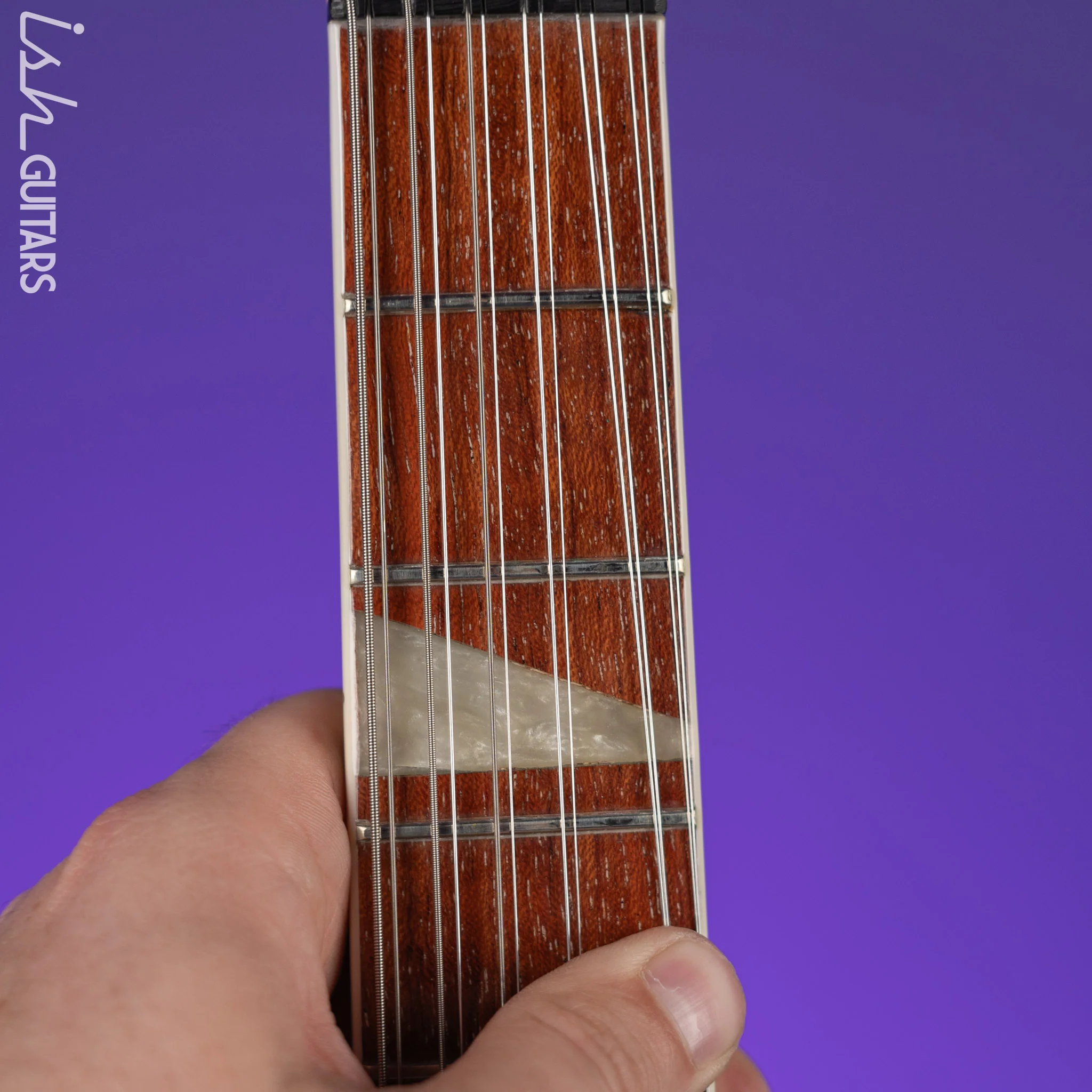 1996 Rickenbacker 381/12 V69 12-String Electric Guitar Natural - Image 5