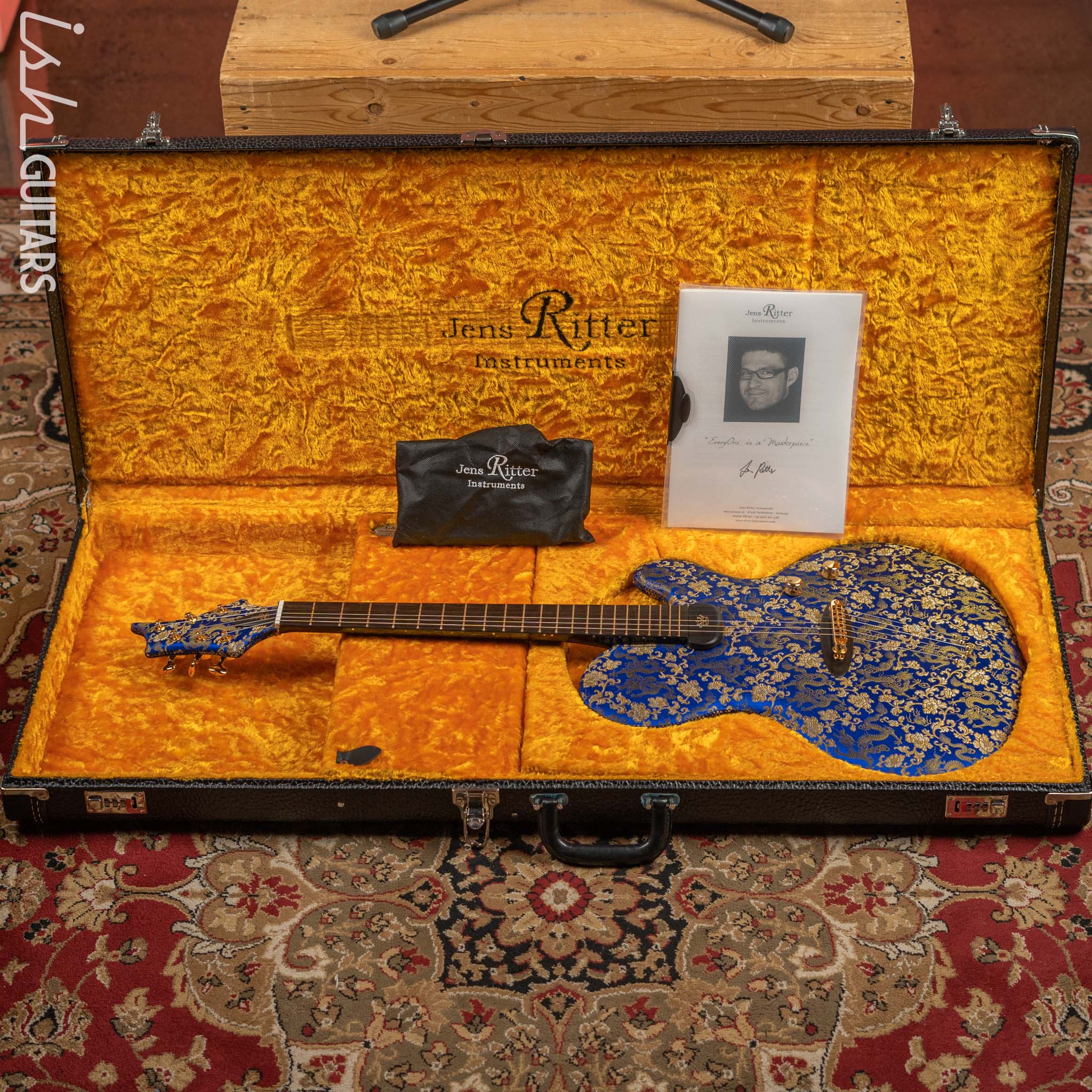 2017 Ritter Princess Isabella Blue Dragon #6 of 25 Fabric Guitar - Image 13