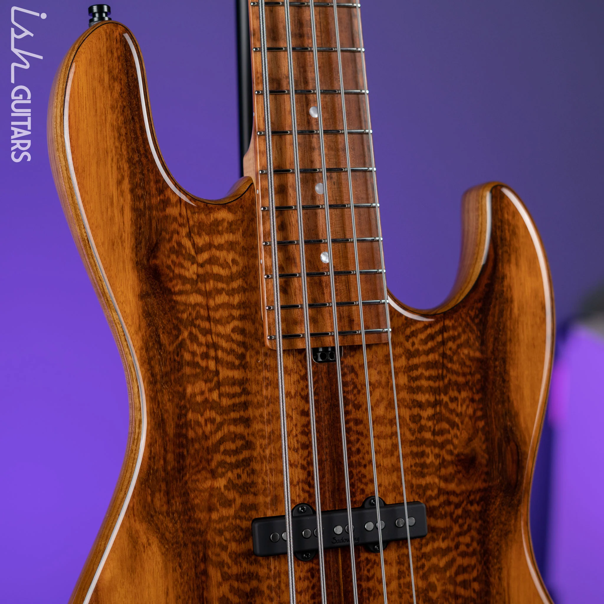 Sadowsky Masterbuilt LTD 5-String 21-Fret MM Bass Natural Transparent - Image 3