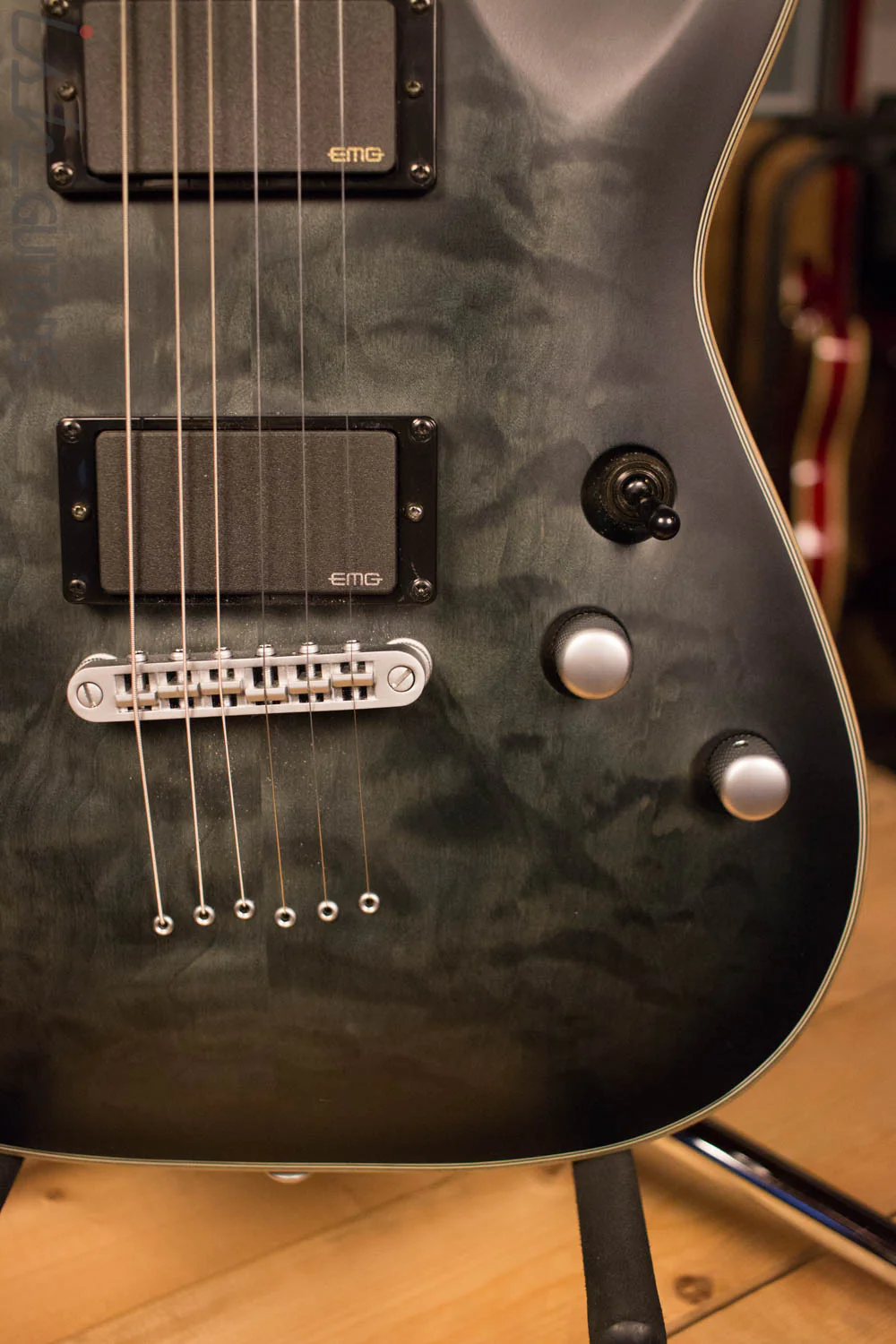 Schecter C1 Platinum Electric Guitar EMG Pickups - Image 3