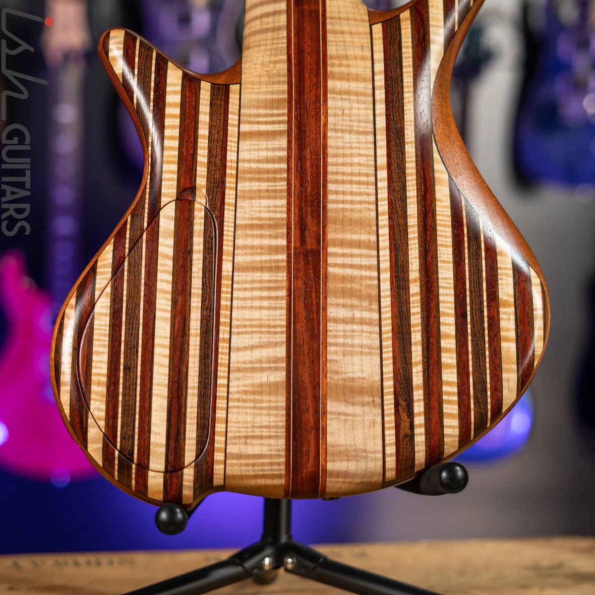 Shawn May Custom Rainbow 6-String Short Scale Bass - Image 13