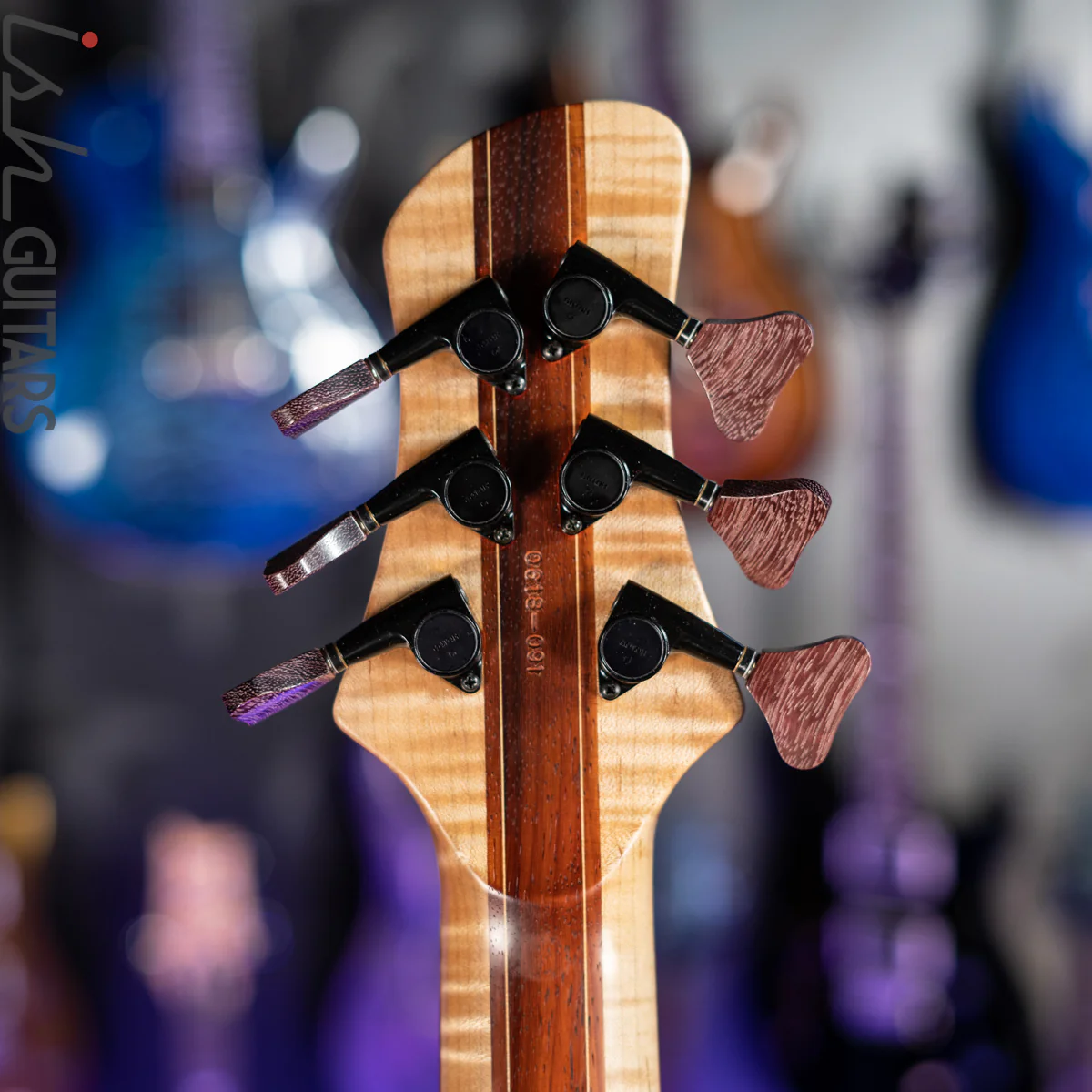 Shawn May Custom Rainbow 6-String Short Scale Bass - Image 15