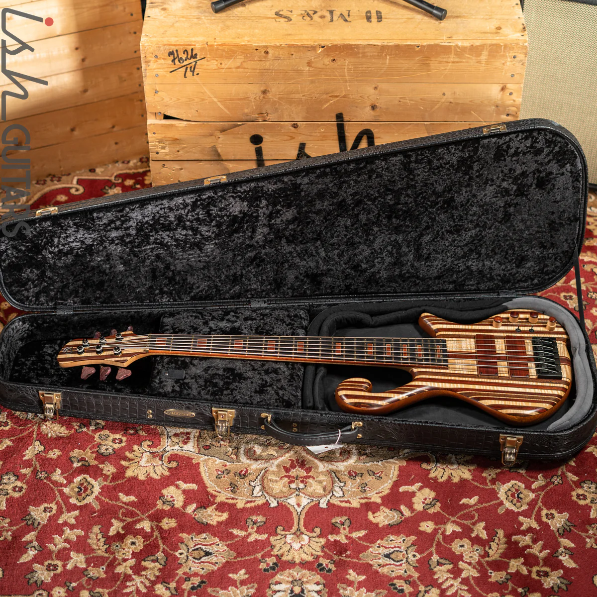 Shawn May Custom Rainbow 6-String Short Scale Bass - Image 16