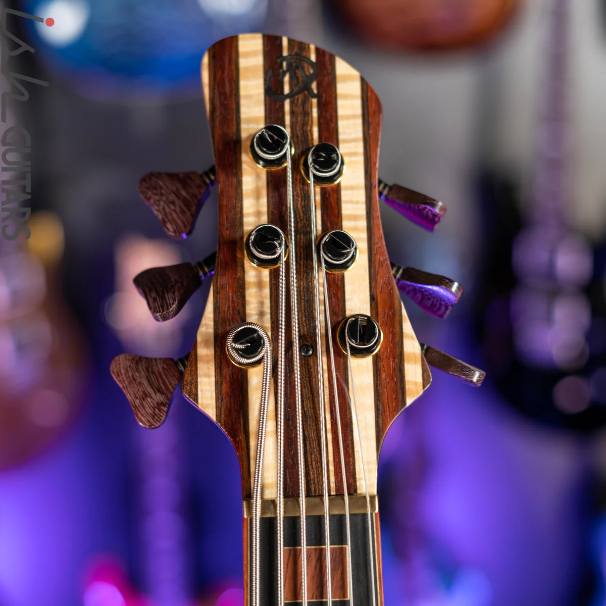 Shawn May Custom Rainbow 6-String Short Scale Bass - Image 9