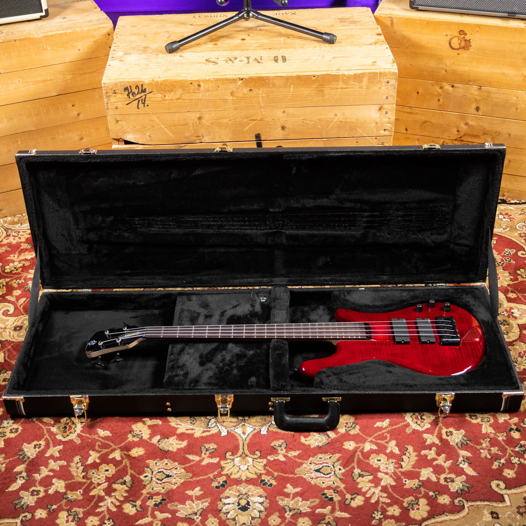 Spector Bantam 4 Bass Black Cherry Gloss - Image 7