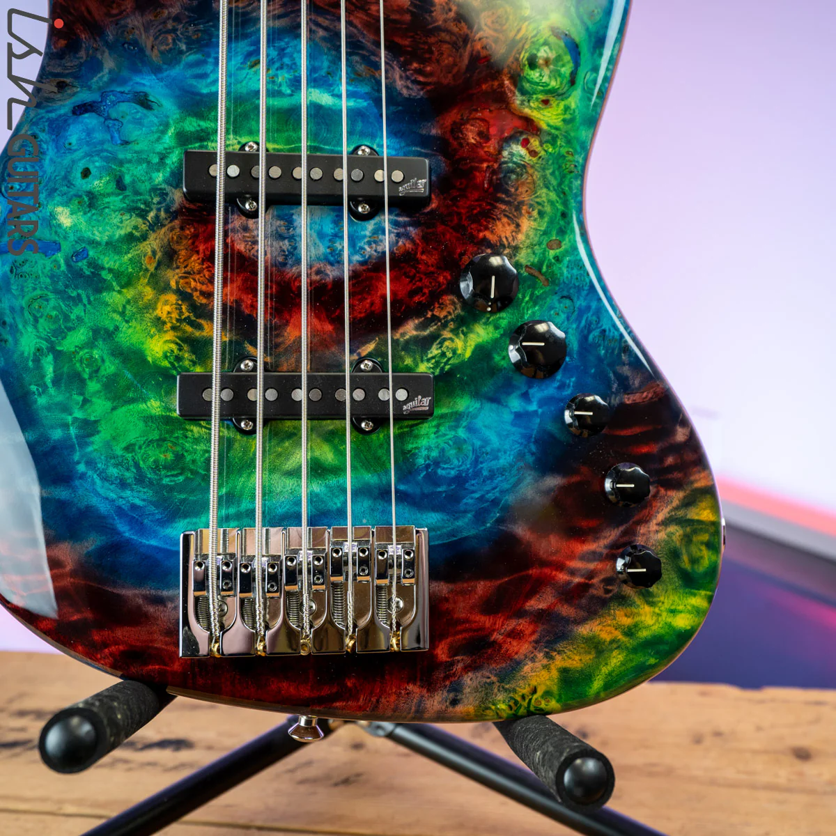 Spector Coda 5 Rainbow Tie Dye Swirl - Image 4