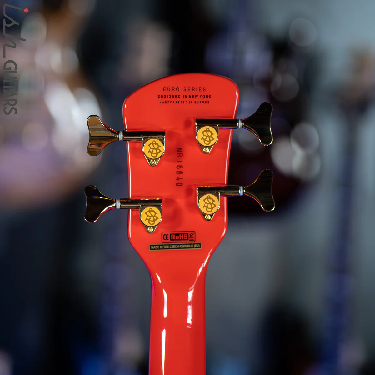Spector Euro 4 Classic Red Gloss Bass Guitar Demo - Image 11
