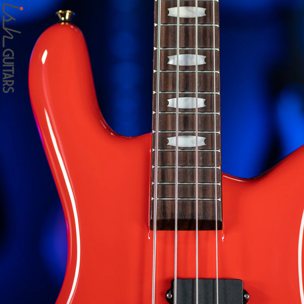 Spector Euro 4 Classic Red Gloss Bass Guitar Demo - Image 3