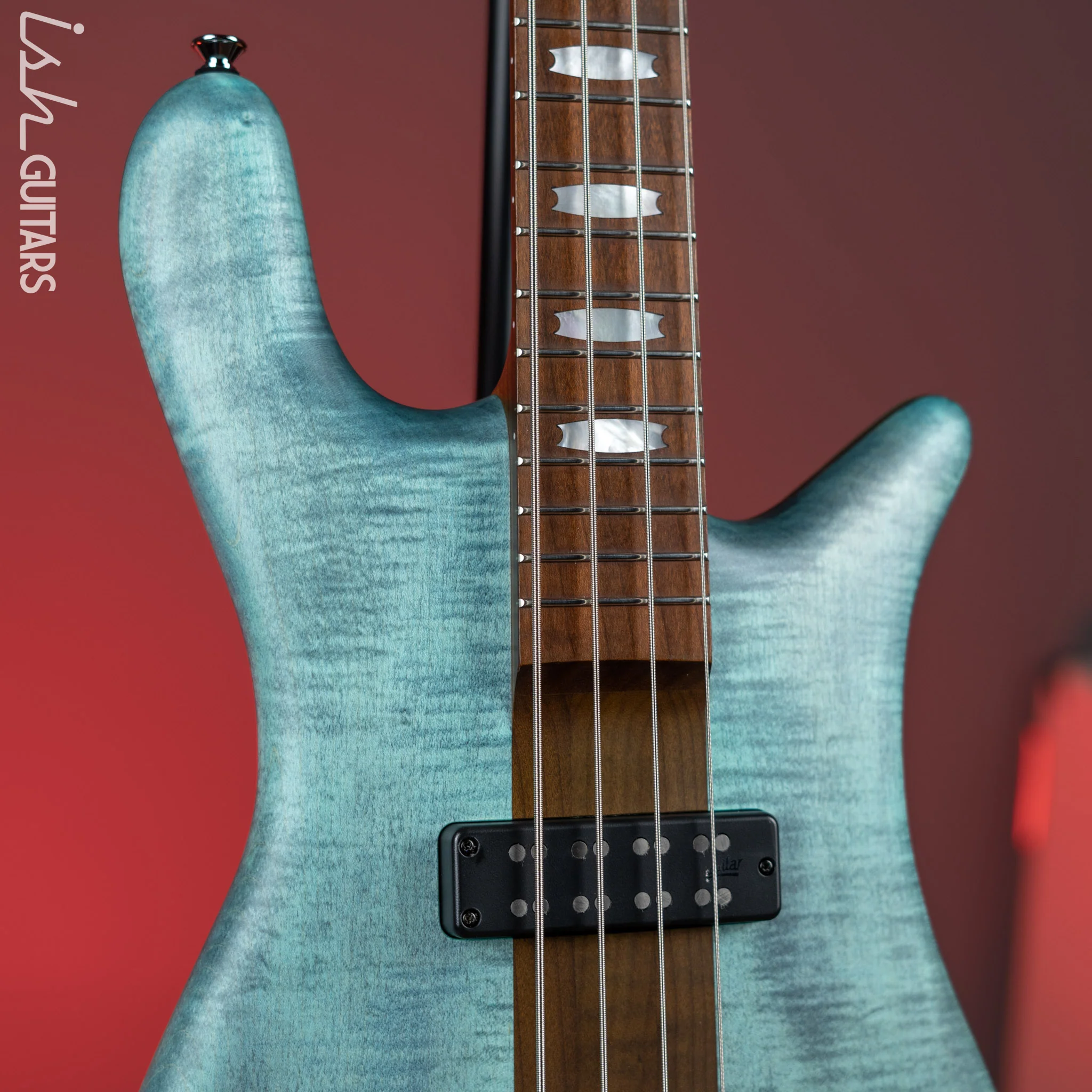 Spector Euro 4 RST 4-String Bass Turquoise Tide Matte - Image 3