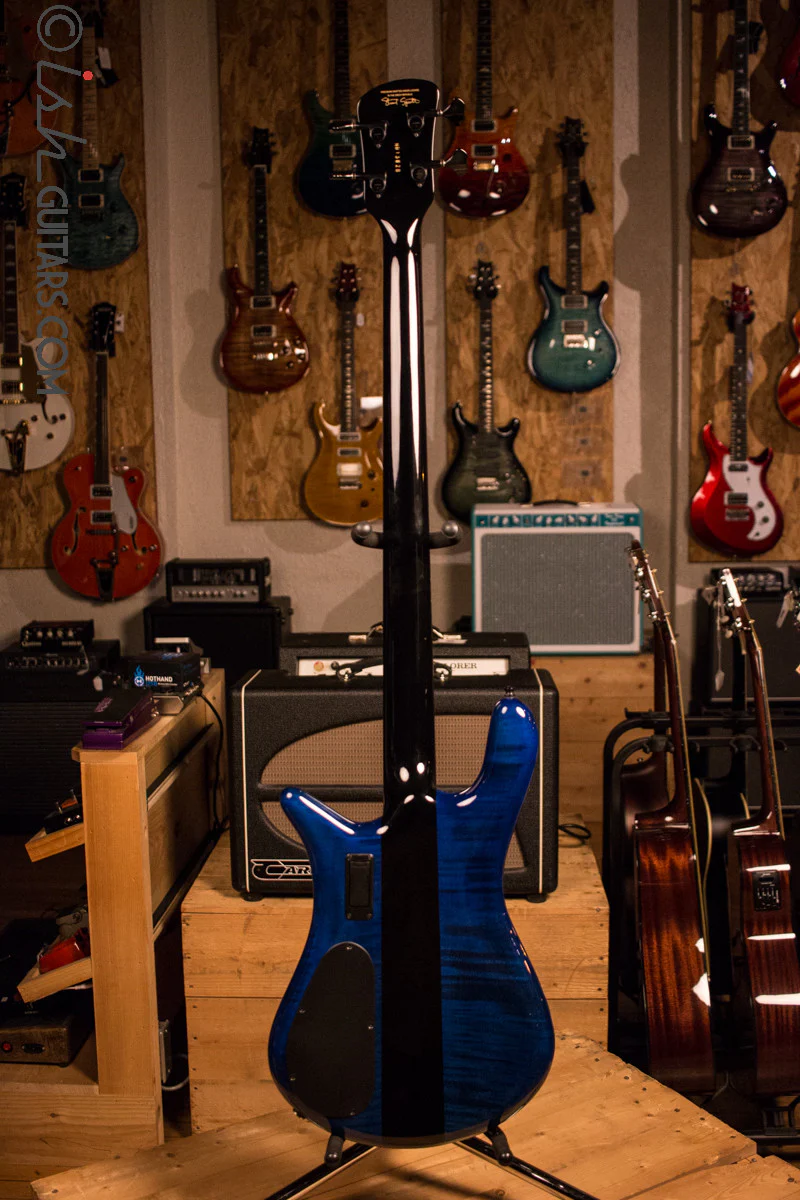Spector Euro 4LX 40th Anniversary Blue 1 of 12 Limited Edition Bartolini Ebony - Image 8