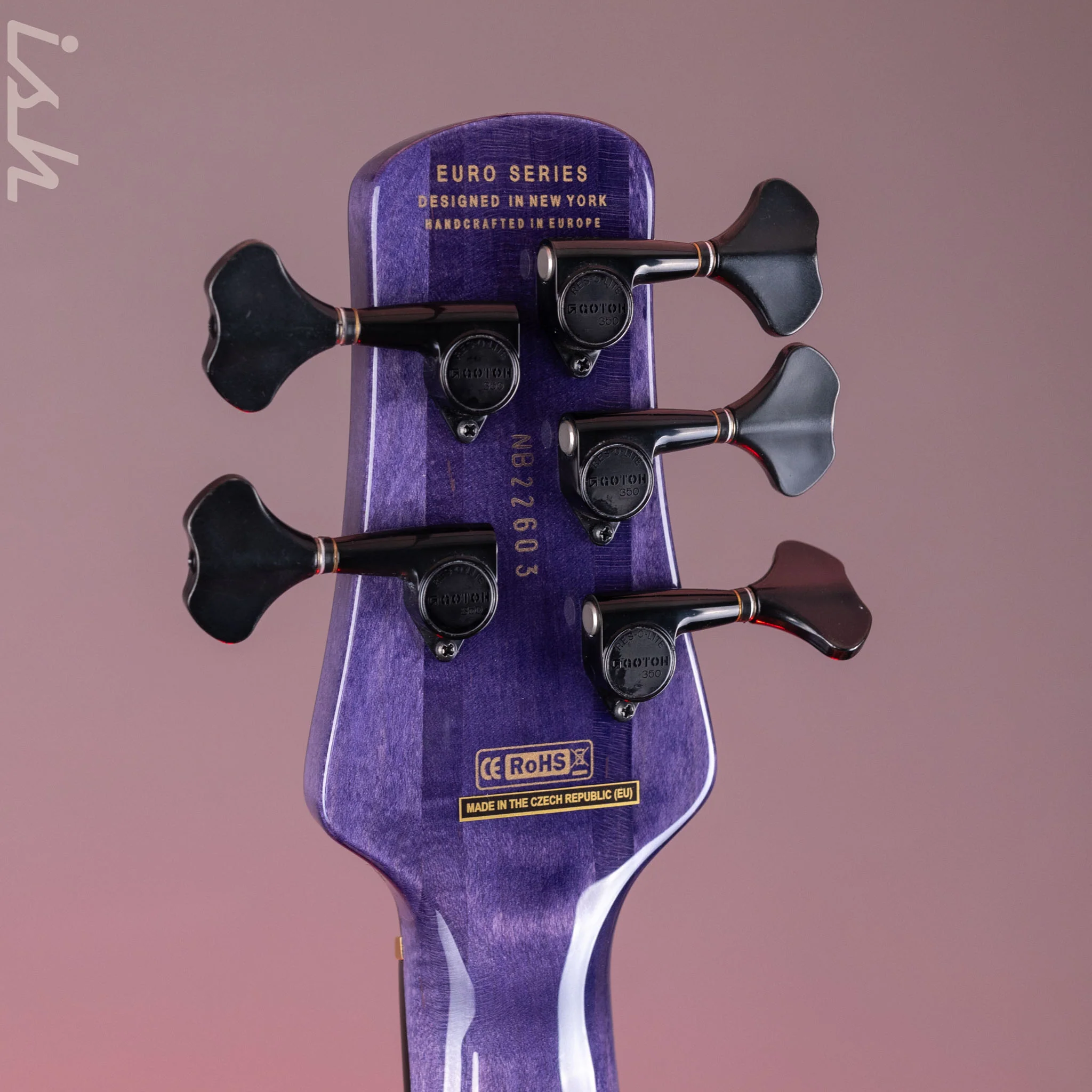 Spector Euro 5 Custom Natural Violet Burst Gloss - Image 11