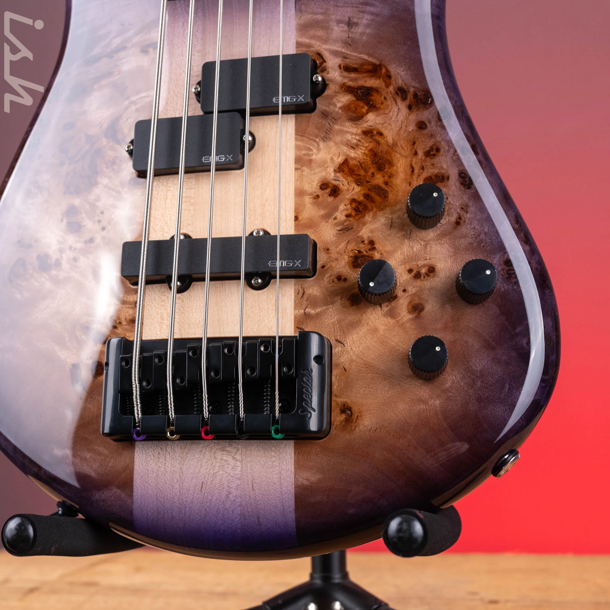 Spector Euro 5 Custom Natural Violet Burst Gloss - Image 5