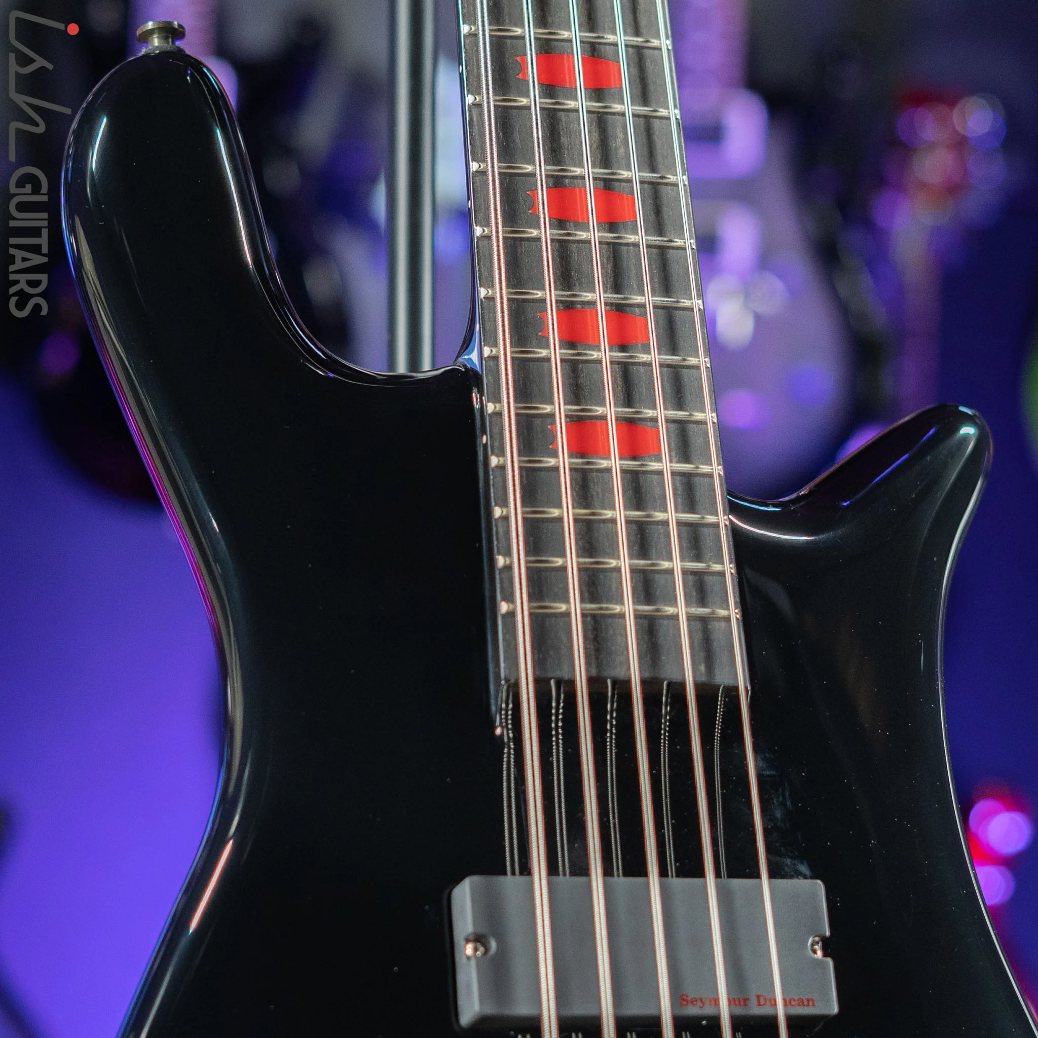 Spector Euro 5LX Alex Webster Signature 5-String Bass Black Gloss - Image 3