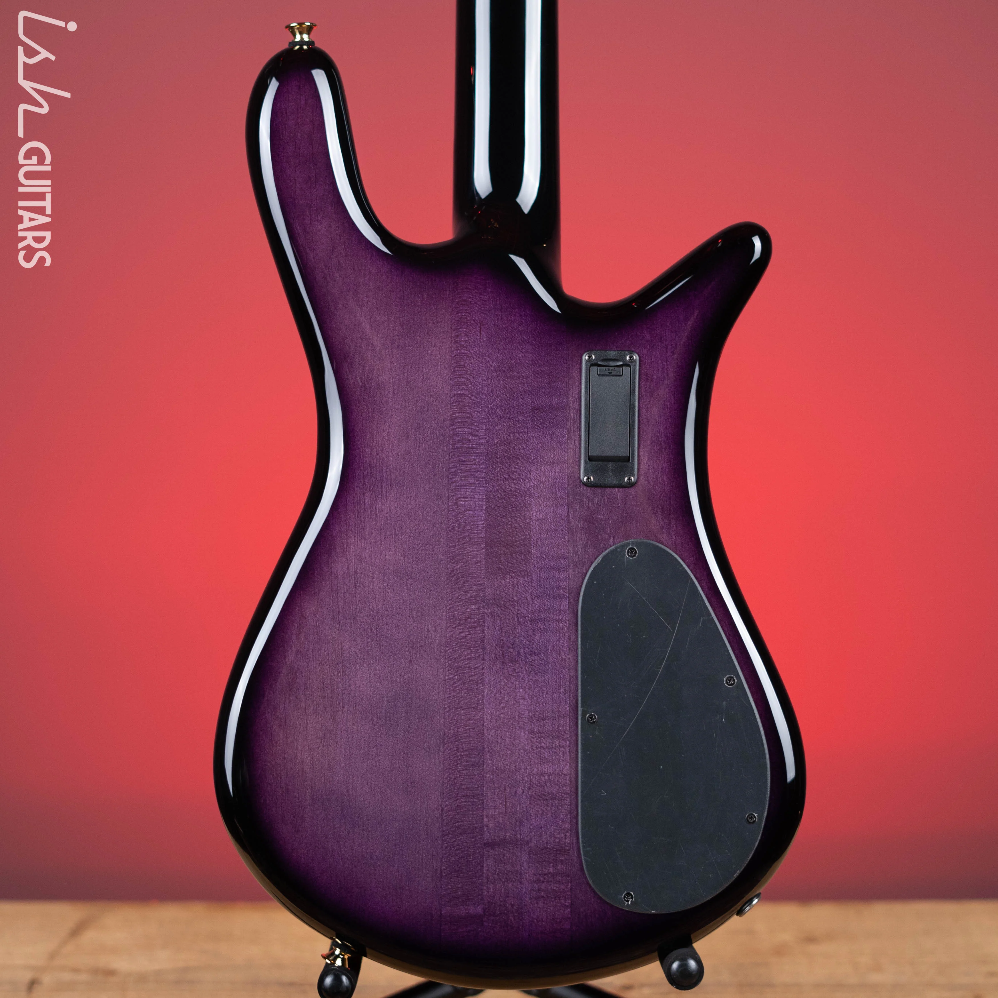 Spector Euro4 LT 4-String Bass Left Handed Violet Fade Gloss - Demo - Image 10