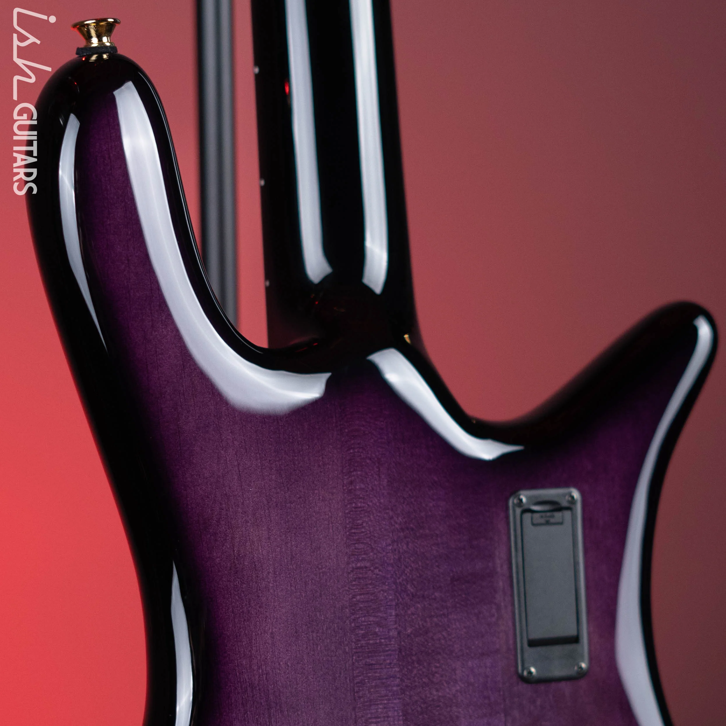 Spector Euro4 LT 4-String Bass Left Handed Violet Fade Gloss - Demo - Image 11