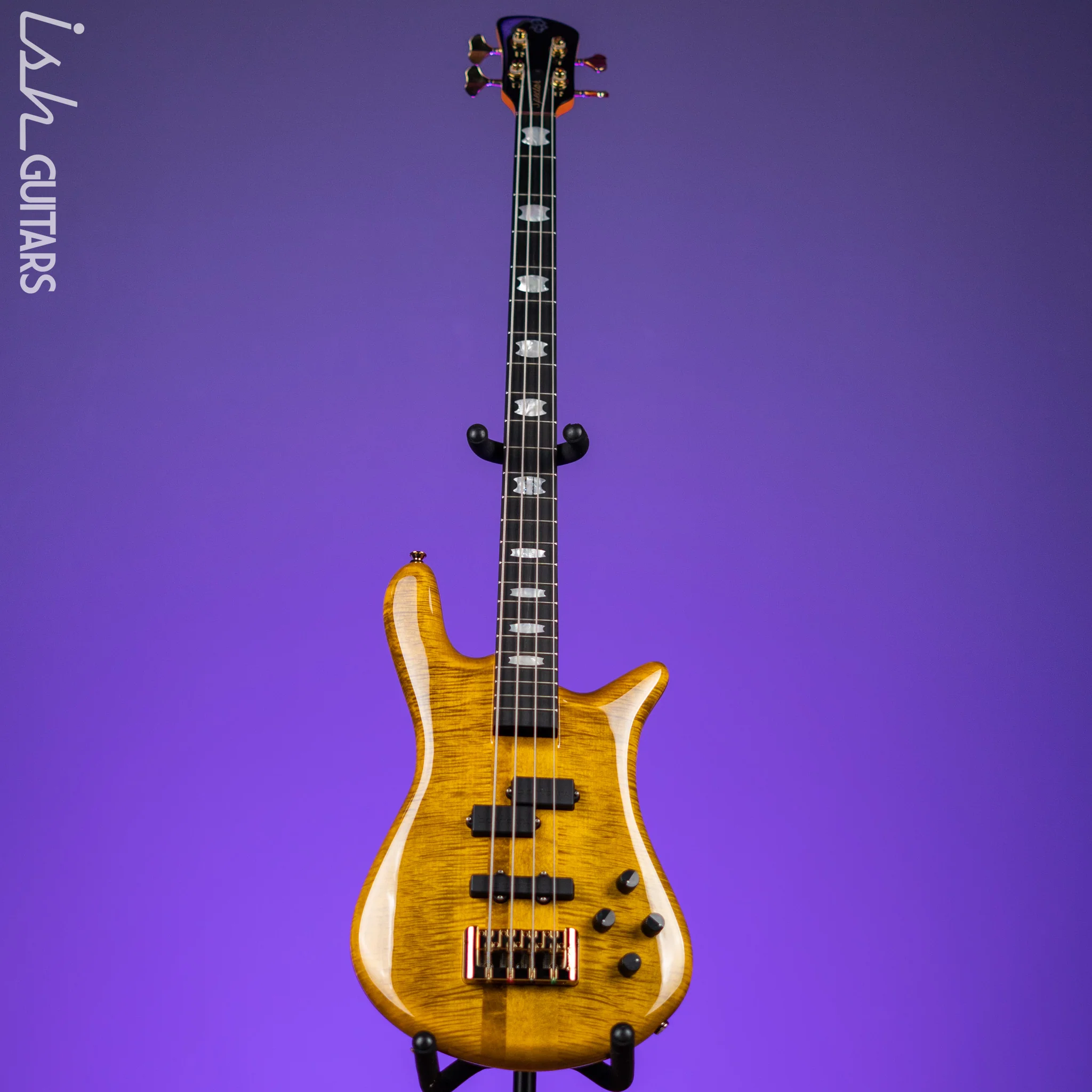 Spector Euro4 LT 4-String Bass Tiger Eye Gloss - Image 2