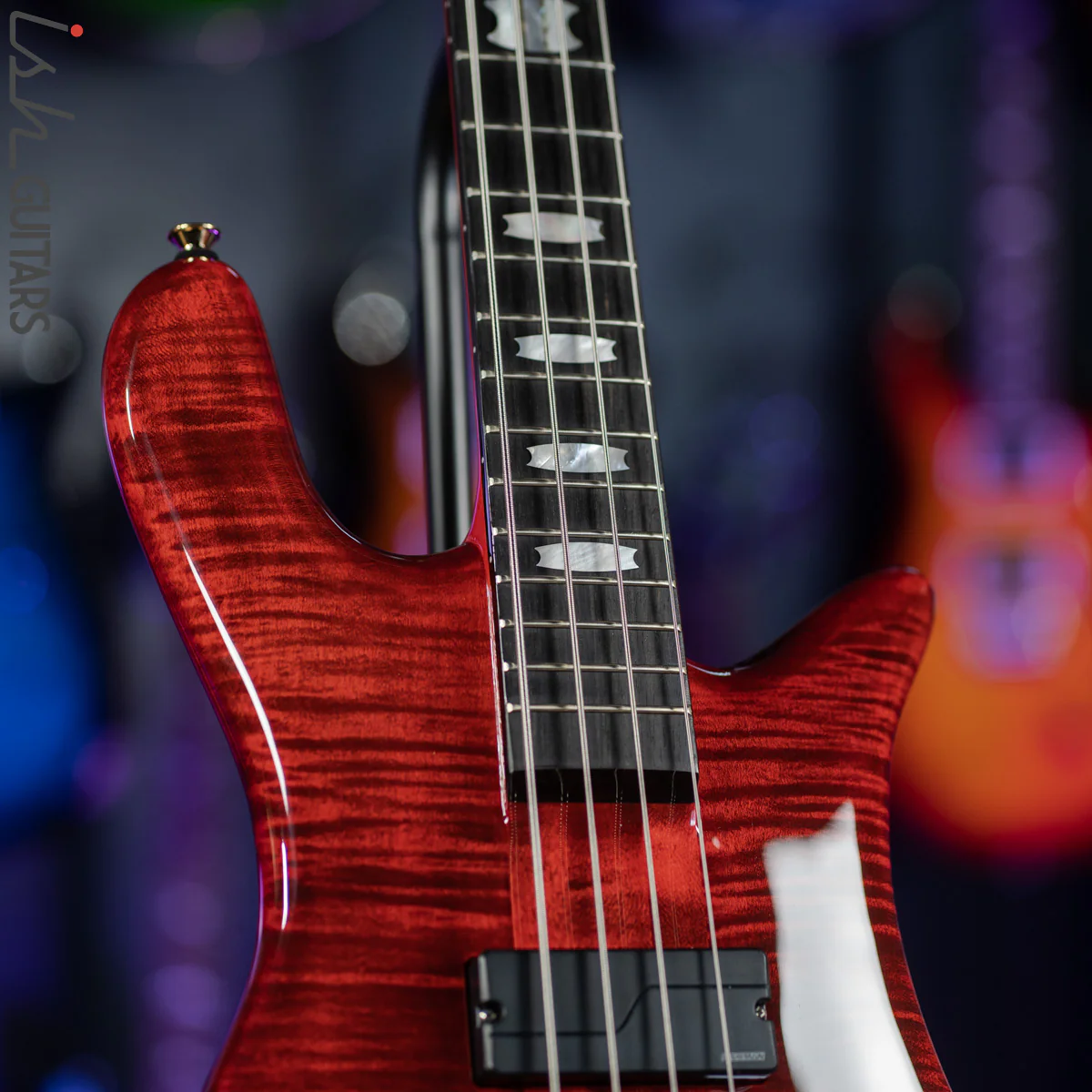 Spector Euro4 LT Rudy Sarzo Bass Scarlett Red Gloss - Image 5