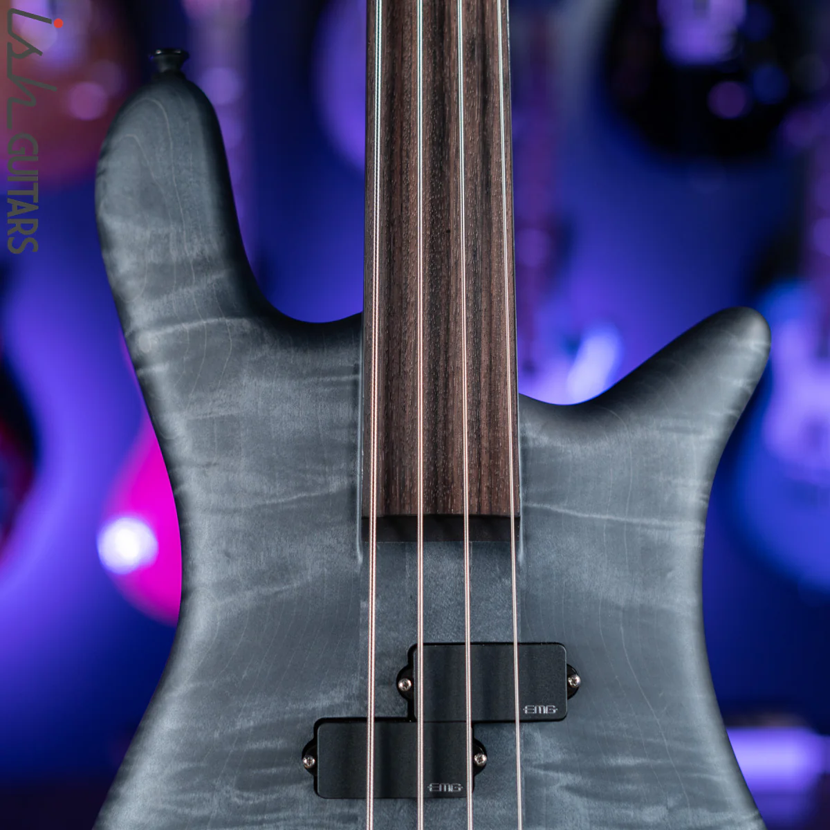 Spector Euro4 LX Fretless Trans Black Stain Matte - Image 3