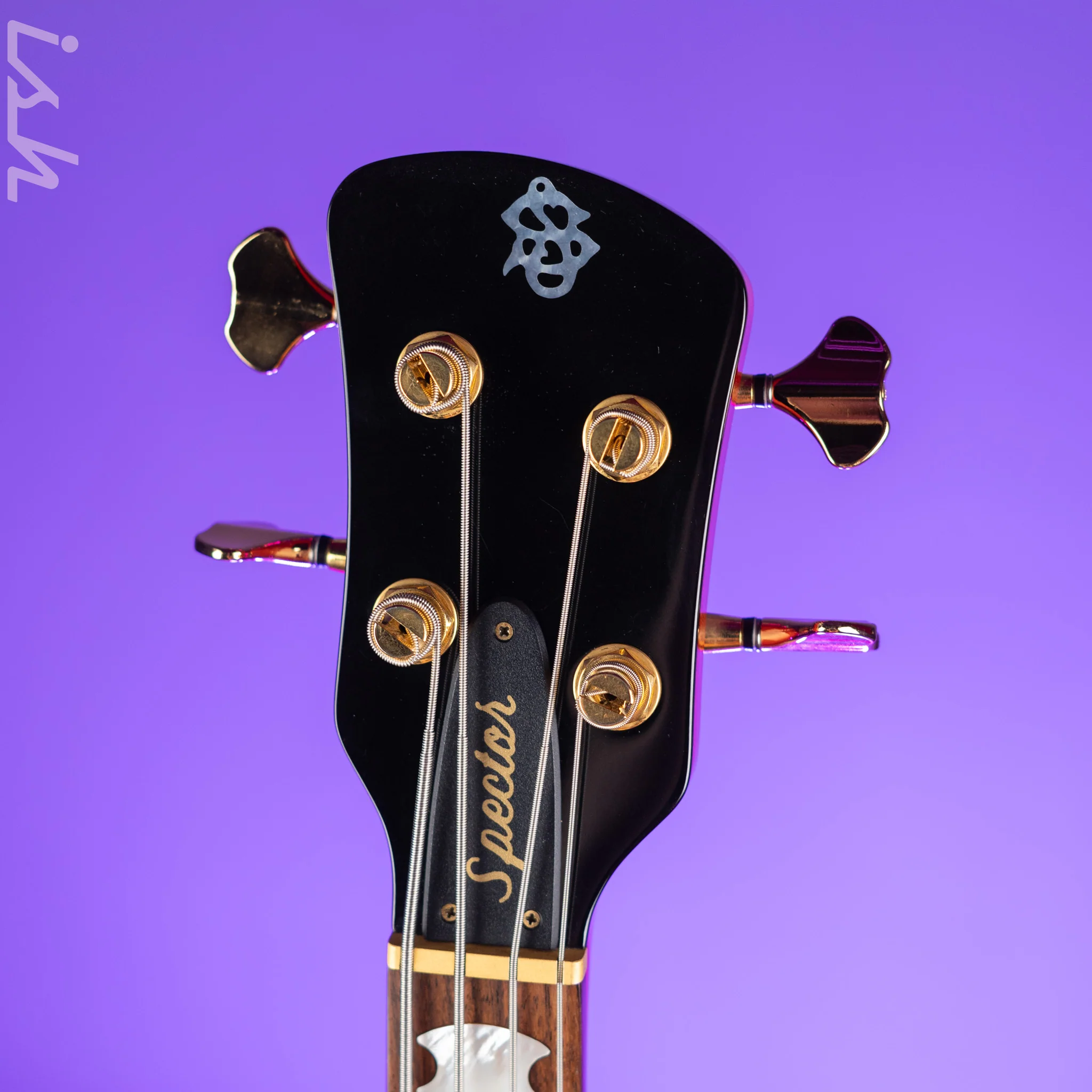 2015 Spector Euro4LX 4-String Bass Amber Hazlab Preamp - Image 5